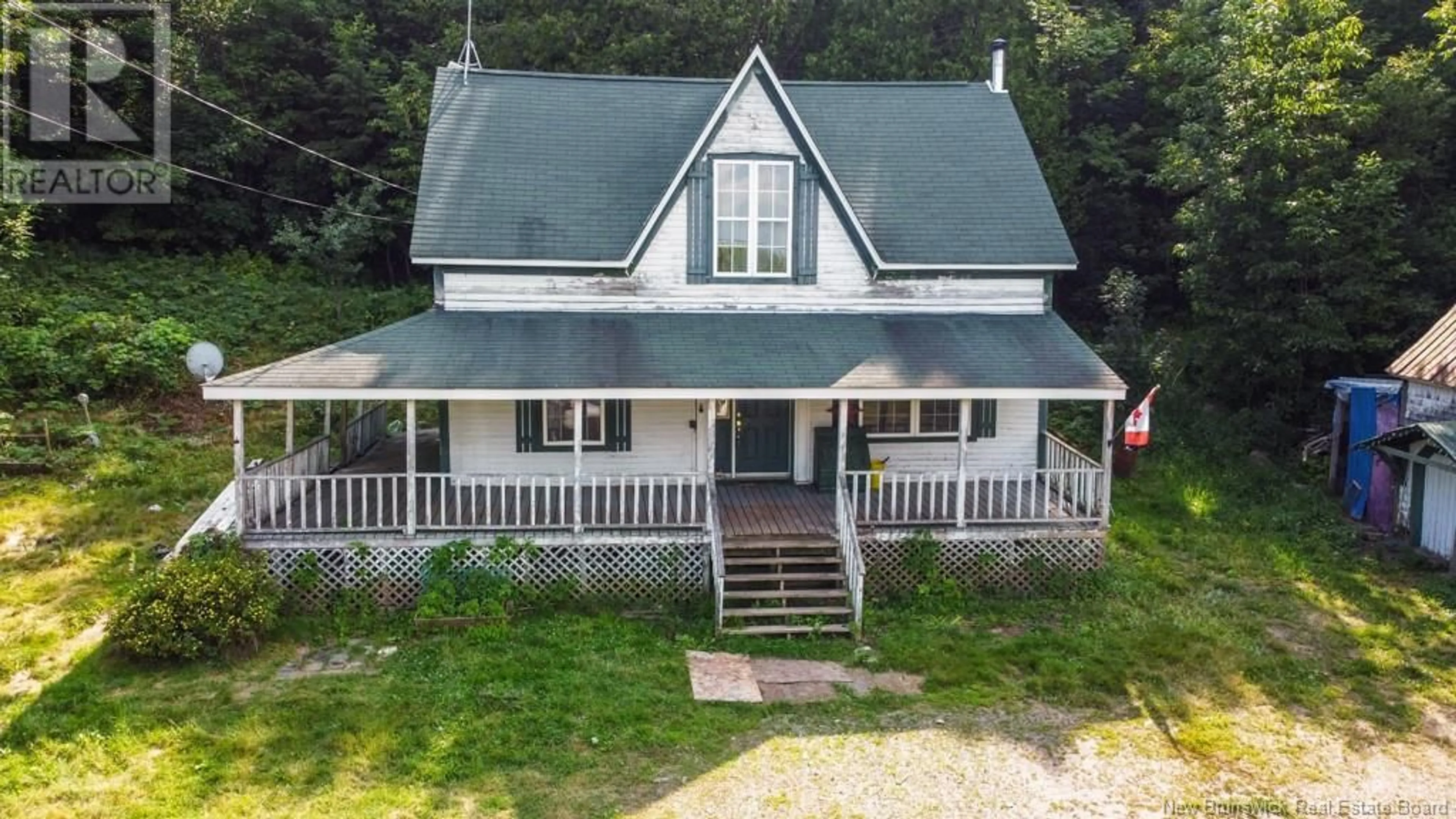 A pic from outside/outdoor area/front of a property/back of a property/a pic from drone, building for 5218 ROUTE 102, Hampstead New Brunswick E5M2B6
