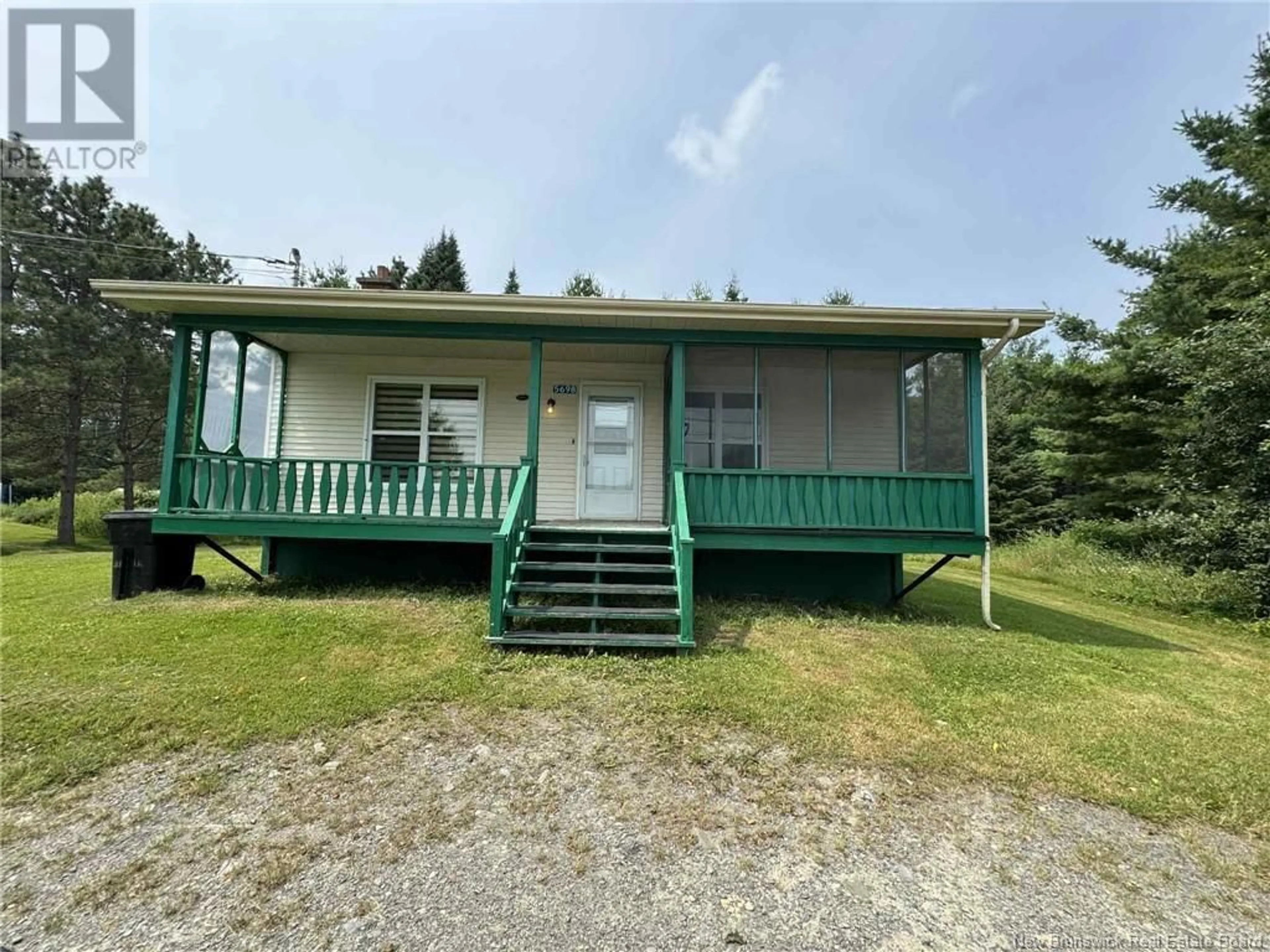 A pic from outside/outdoor area/front of a property/back of a property/a pic from drone, building for 5698 ROUTE 17, Saint-Quentin New Brunswick E8A2J1