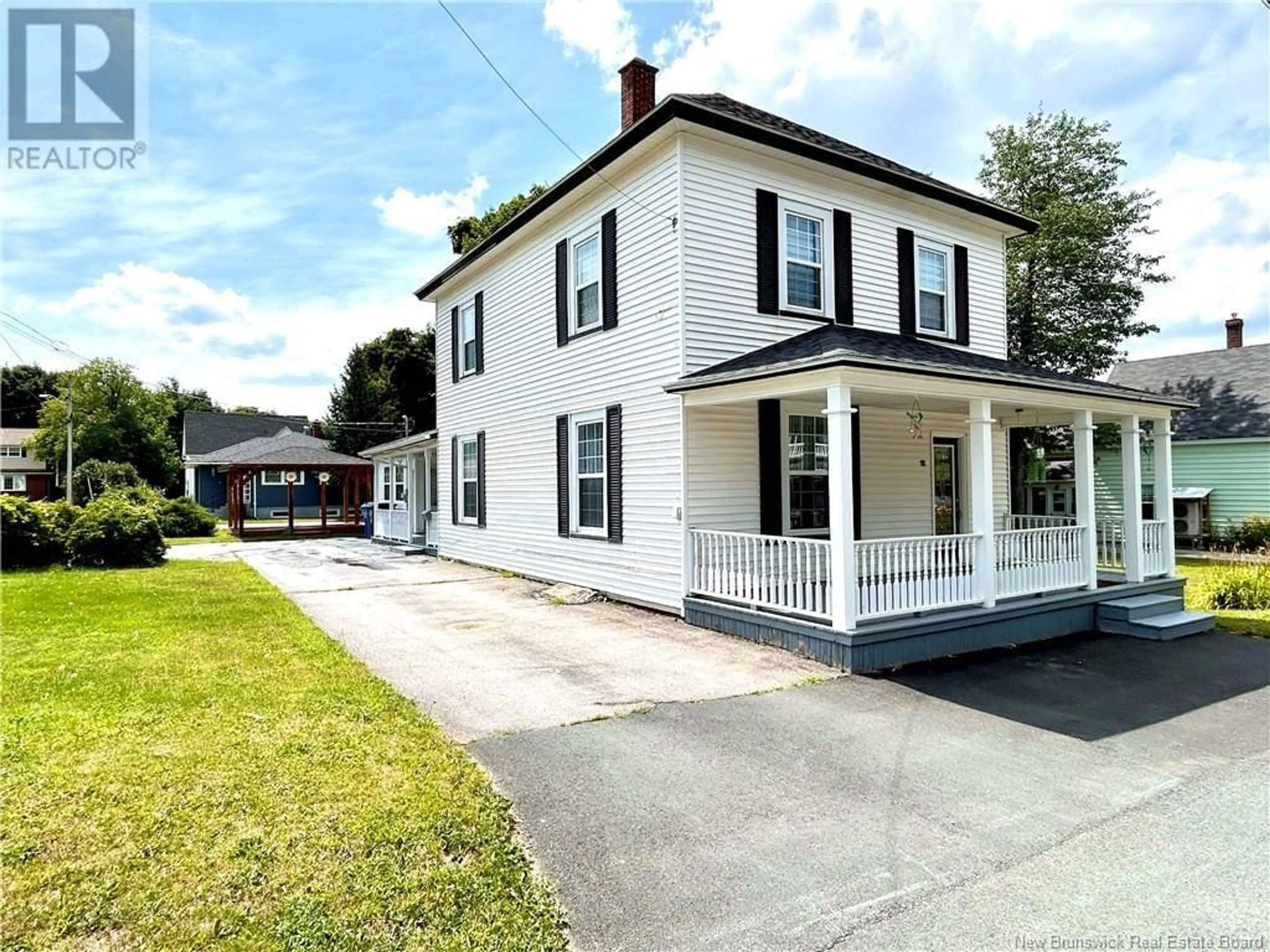 Home with vinyl exterior material, street for 52 PRINCESS STREET, Miramichi New Brunswick E1N2K3