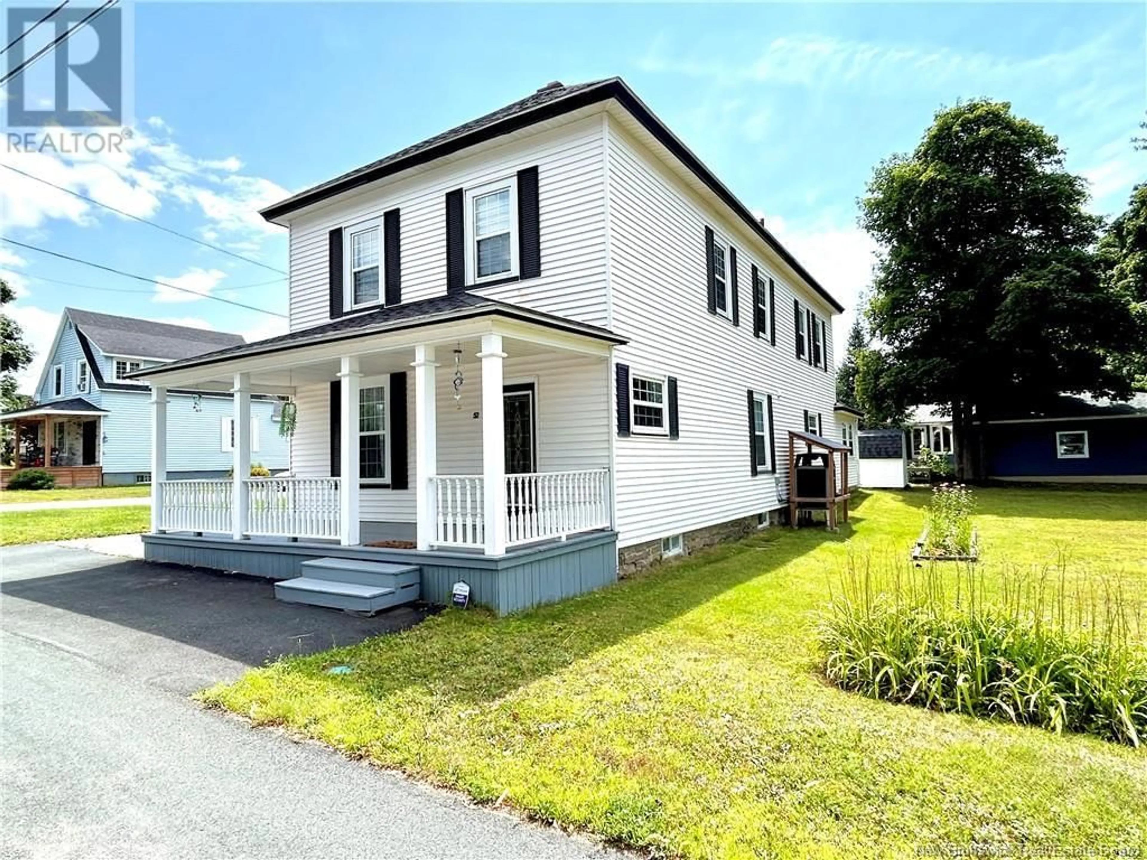 Home with vinyl exterior material, street for 52 PRINCESS STREET, Miramichi New Brunswick E1N2K3