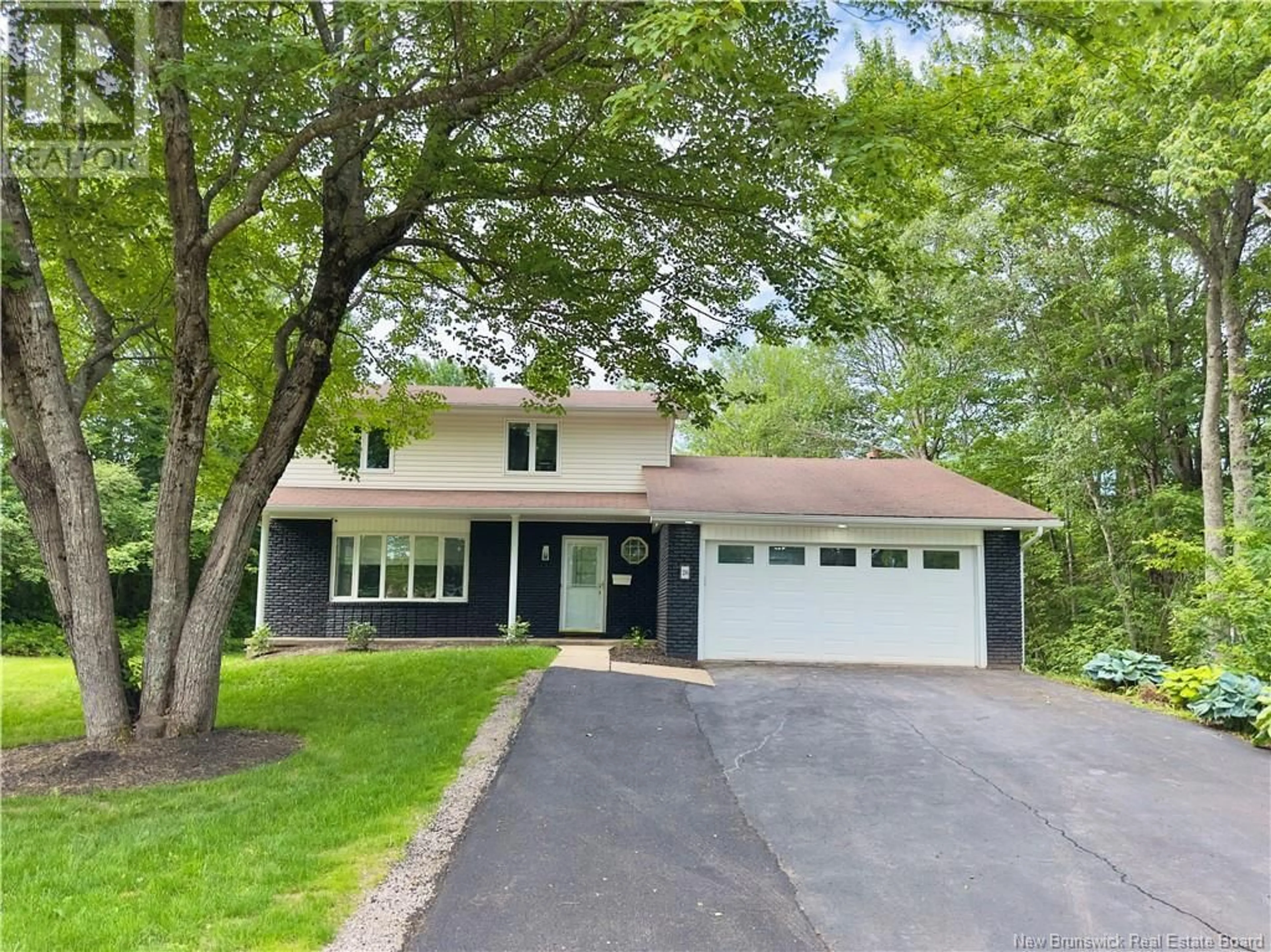 Home with vinyl exterior material, street for 26 KIRTON CRESCENT, Riverview New Brunswick E1B3P9