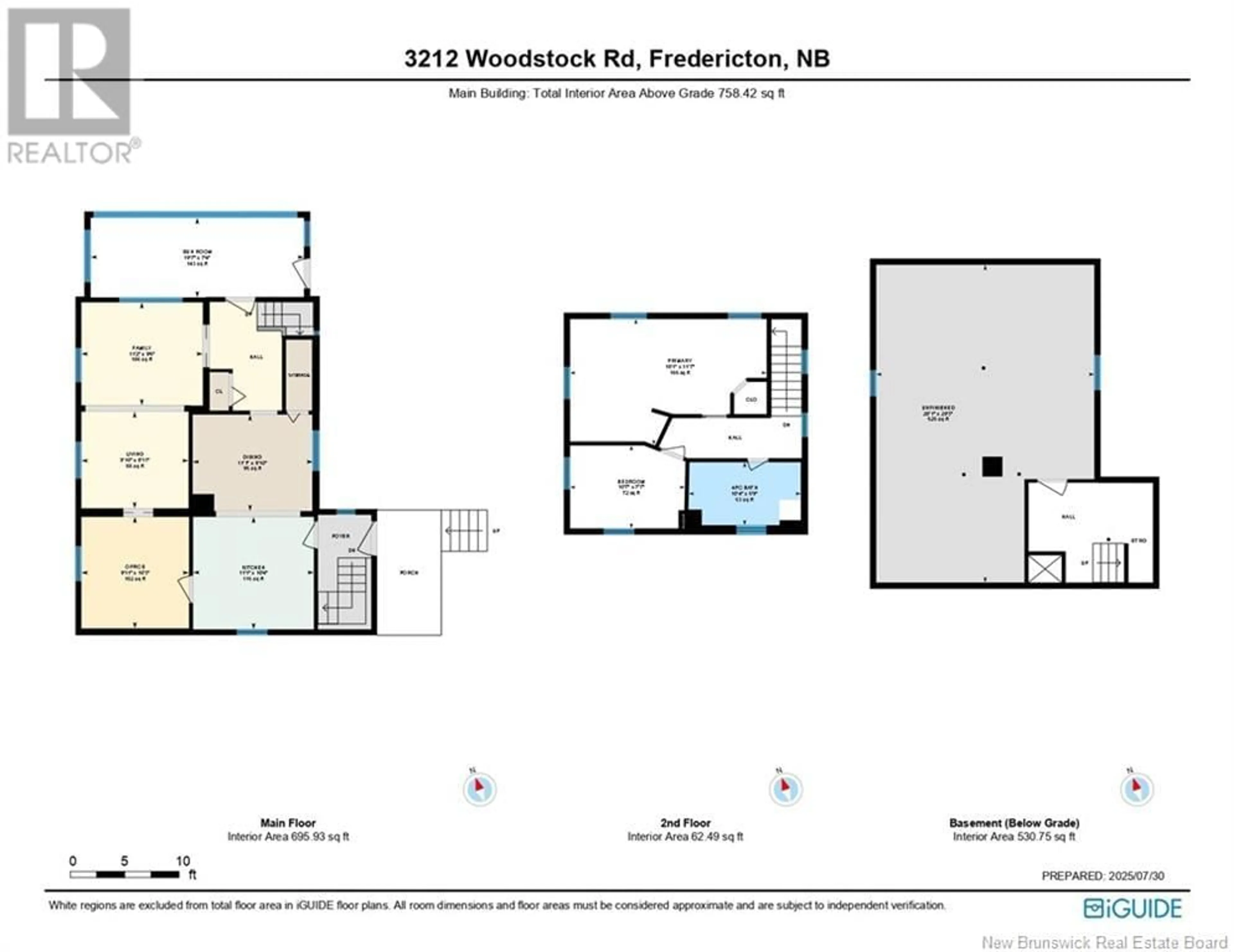 Floor plan for 3212 WOODSTOCK ROAD, Fredericton New Brunswick E3E1A4