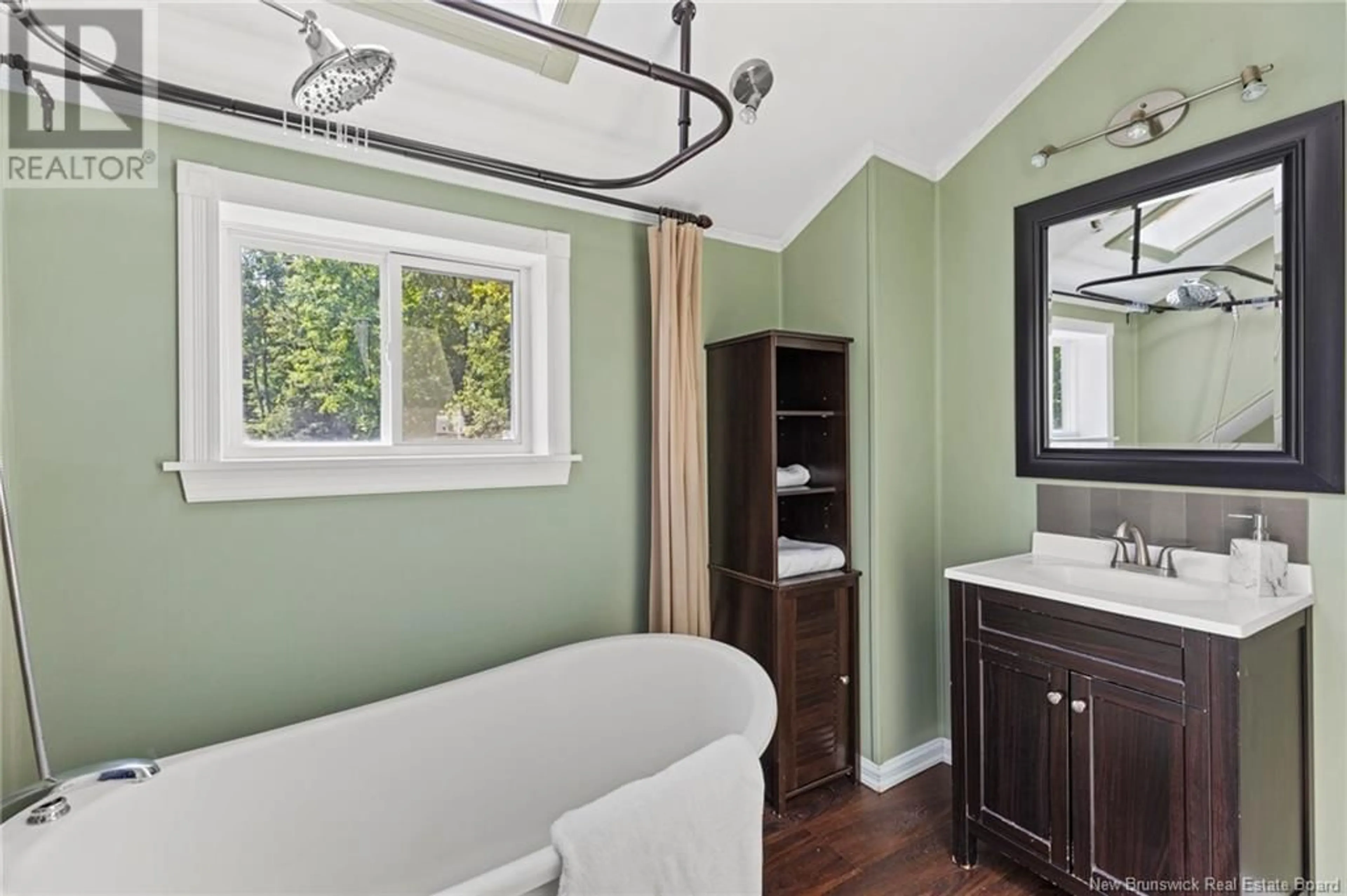 Contemporary bathroom, ceramic/tile floor for 3212 WOODSTOCK ROAD, Fredericton New Brunswick E3E1A4