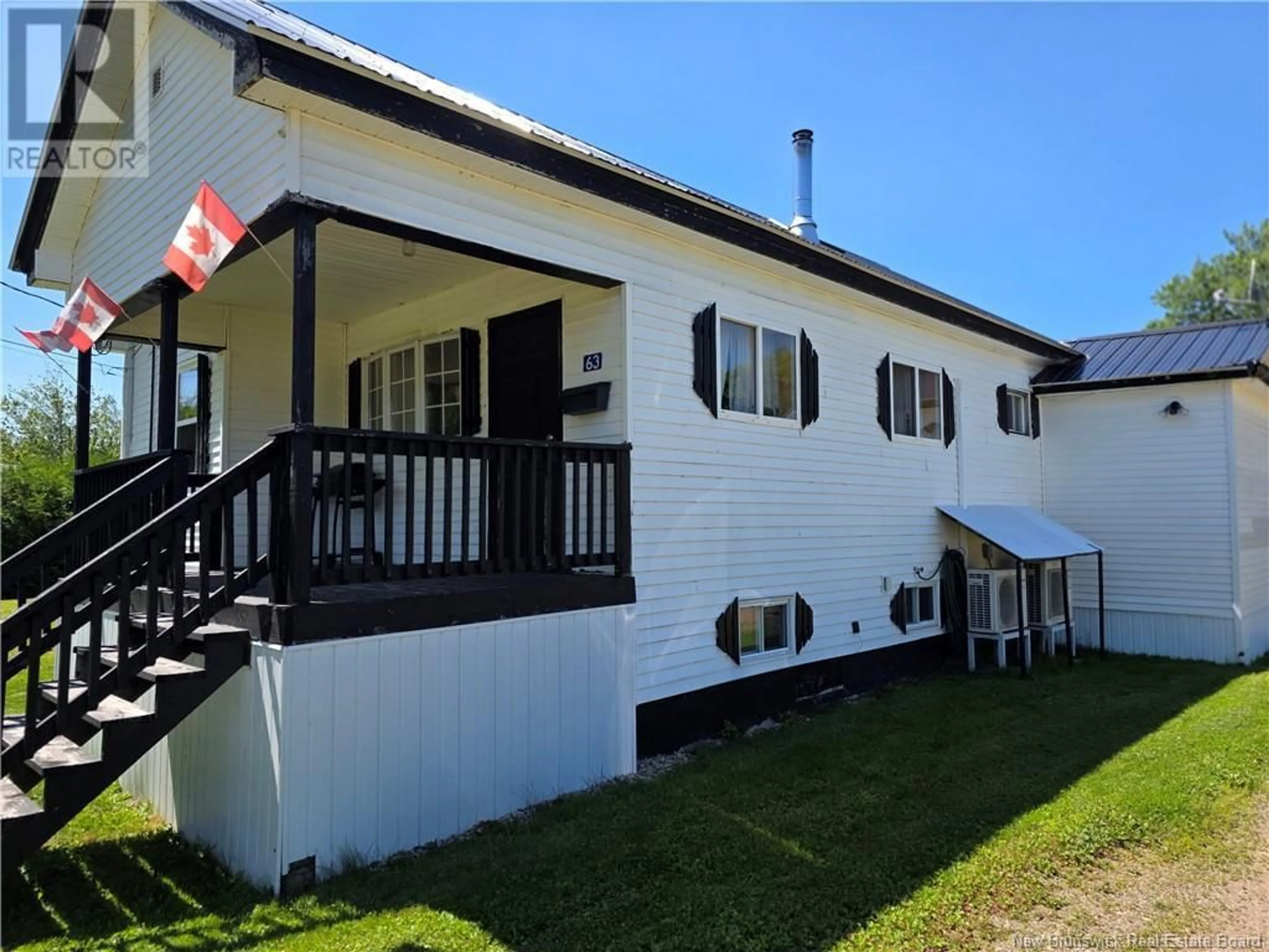 Home with vinyl exterior material, unknown for 63 FIRST AVENUE, McAdam New Brunswick E6J1S7
