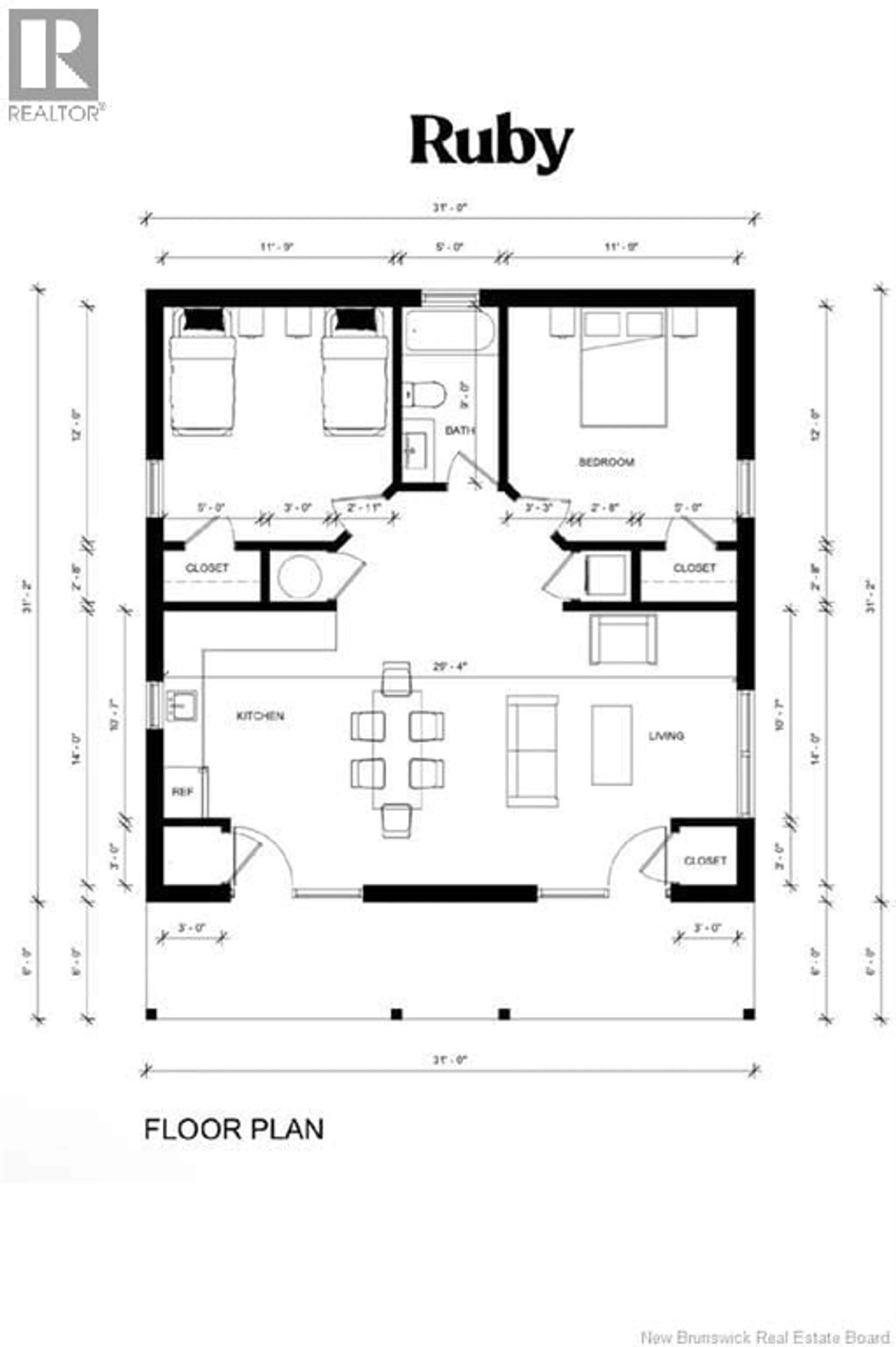 Floor plan for 1236 PLEASANT DRIVE, Minto New Brunswick E4B2V8