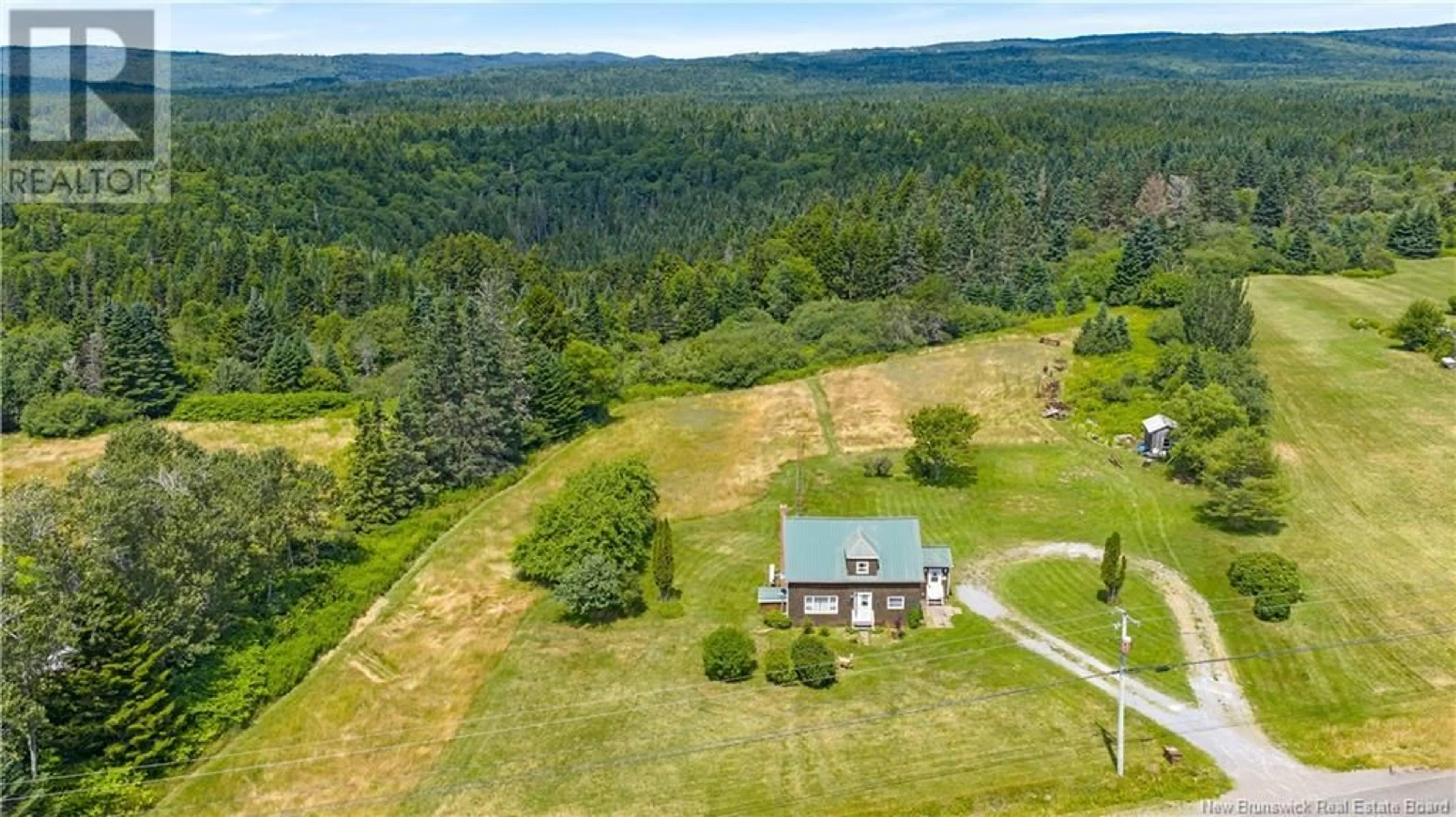 A pic from outside/outdoor area/front of a property/back of a property/a pic from drone, mountain view for 139 BIG SALMON RIVER ROAD, Bay View New Brunswick E5R1J8