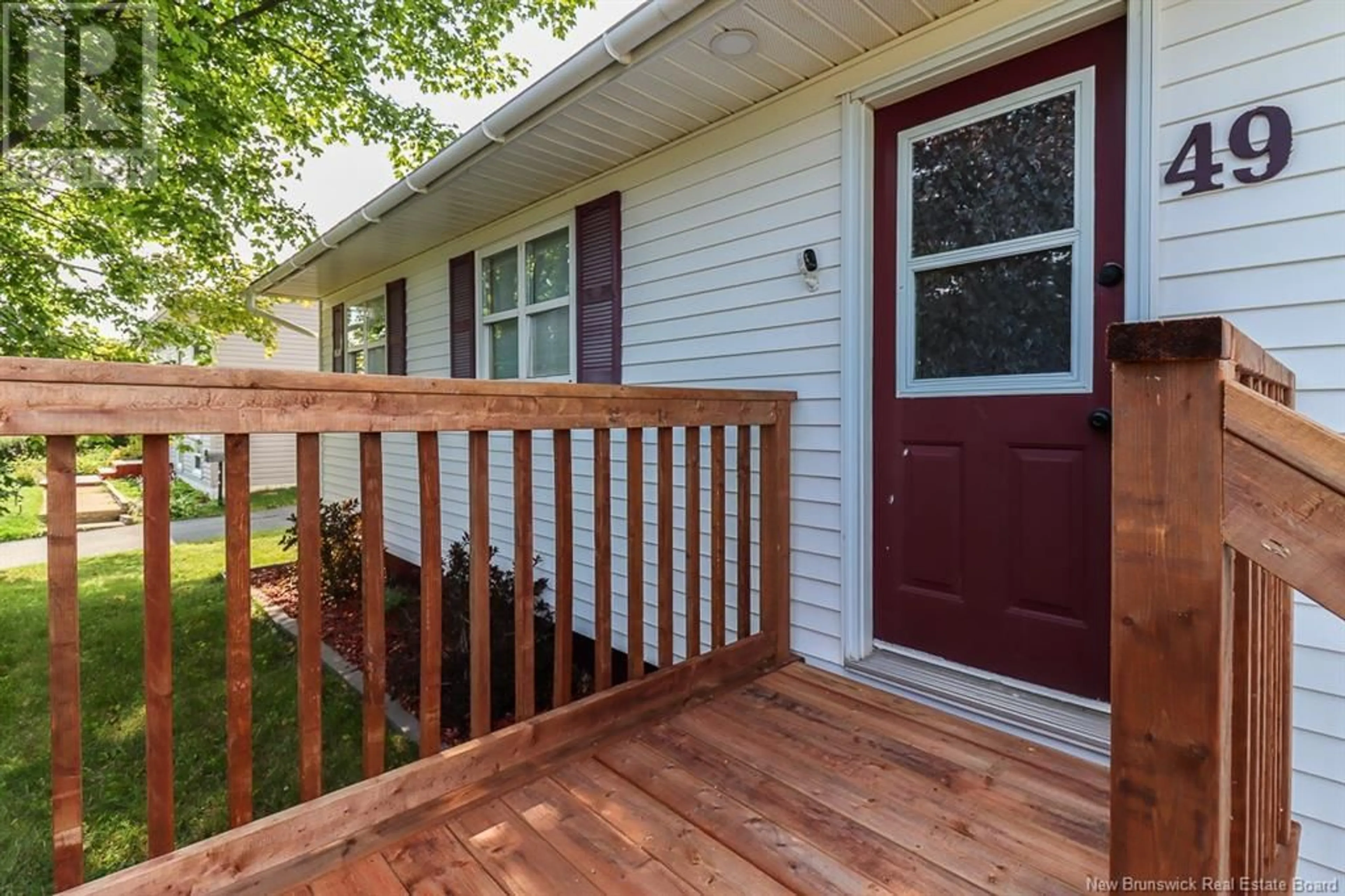 Patio, street for 49 SEAWARD CRESCENT, Saint John New Brunswick E2P1E5