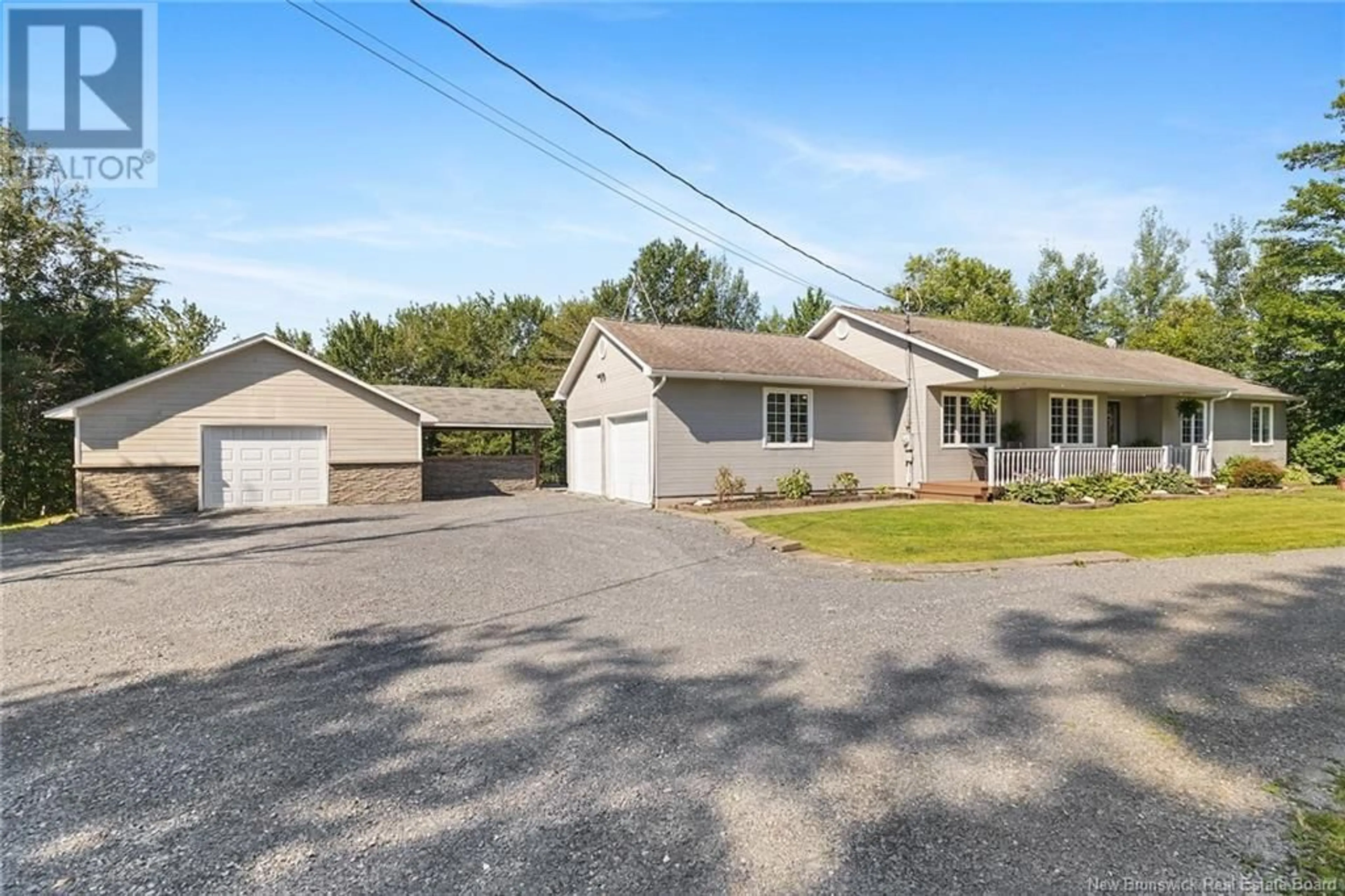 A pic from outside/outdoor area/front of a property/back of a property/a pic from drone, unknown for 2291 ROUTE 620, Royal Road New Brunswick E3G6N9