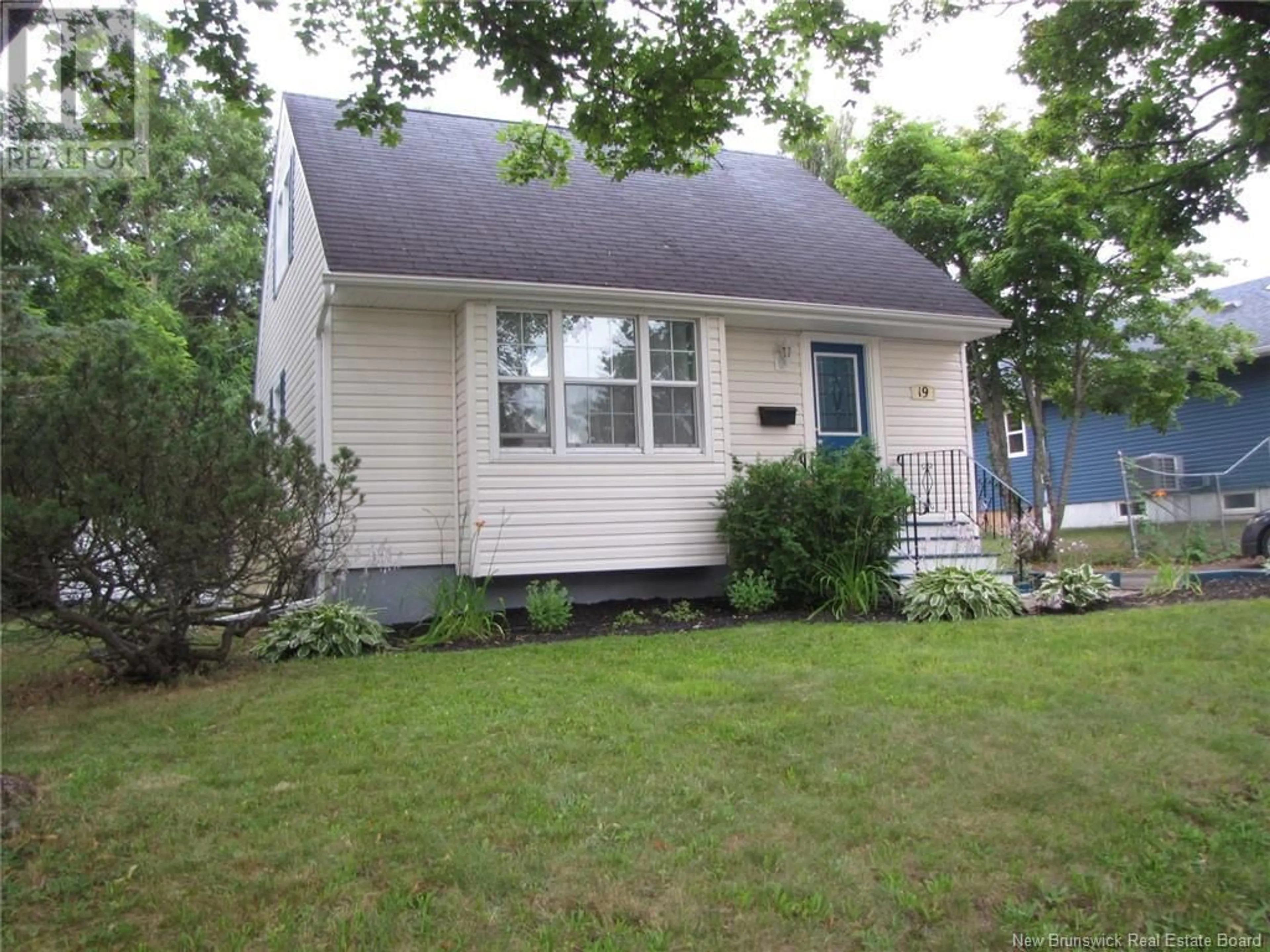 Home with vinyl exterior material, street for 19 FUNDY ROAD, Riverview New Brunswick E1B1E1