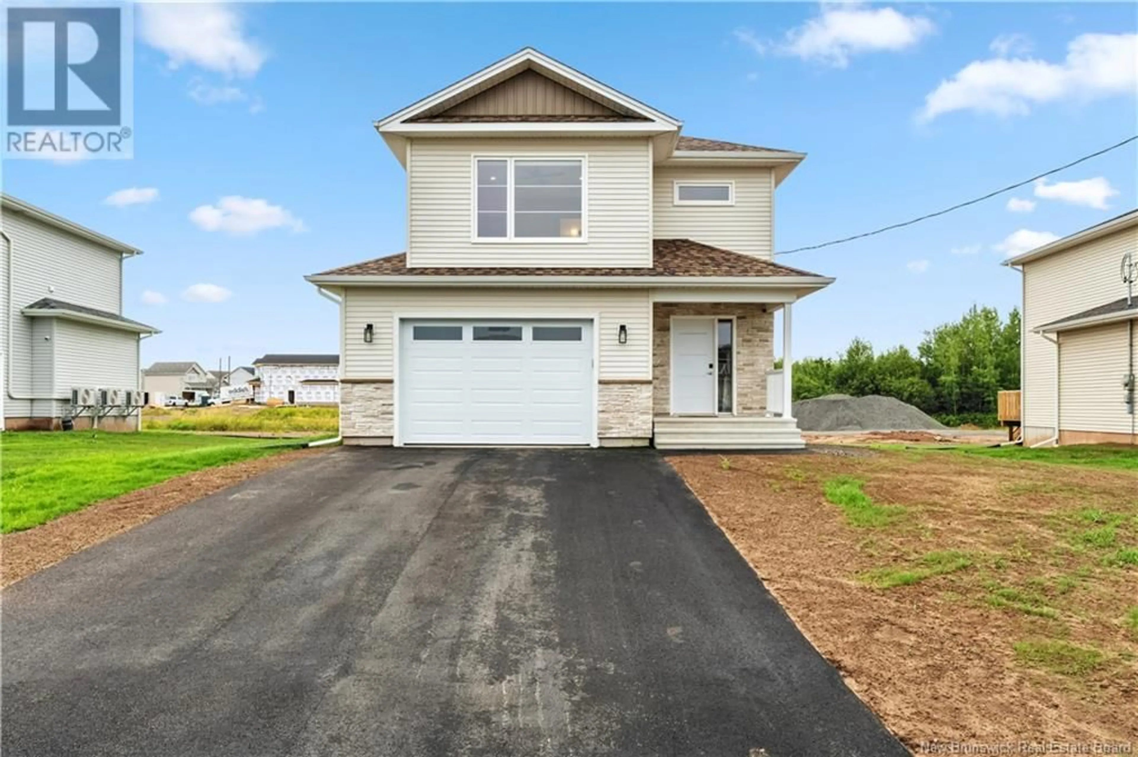 Home with vinyl exterior material, street for 156 RUNNEYMEADE ROAD, Riverview New Brunswick E1B0K2