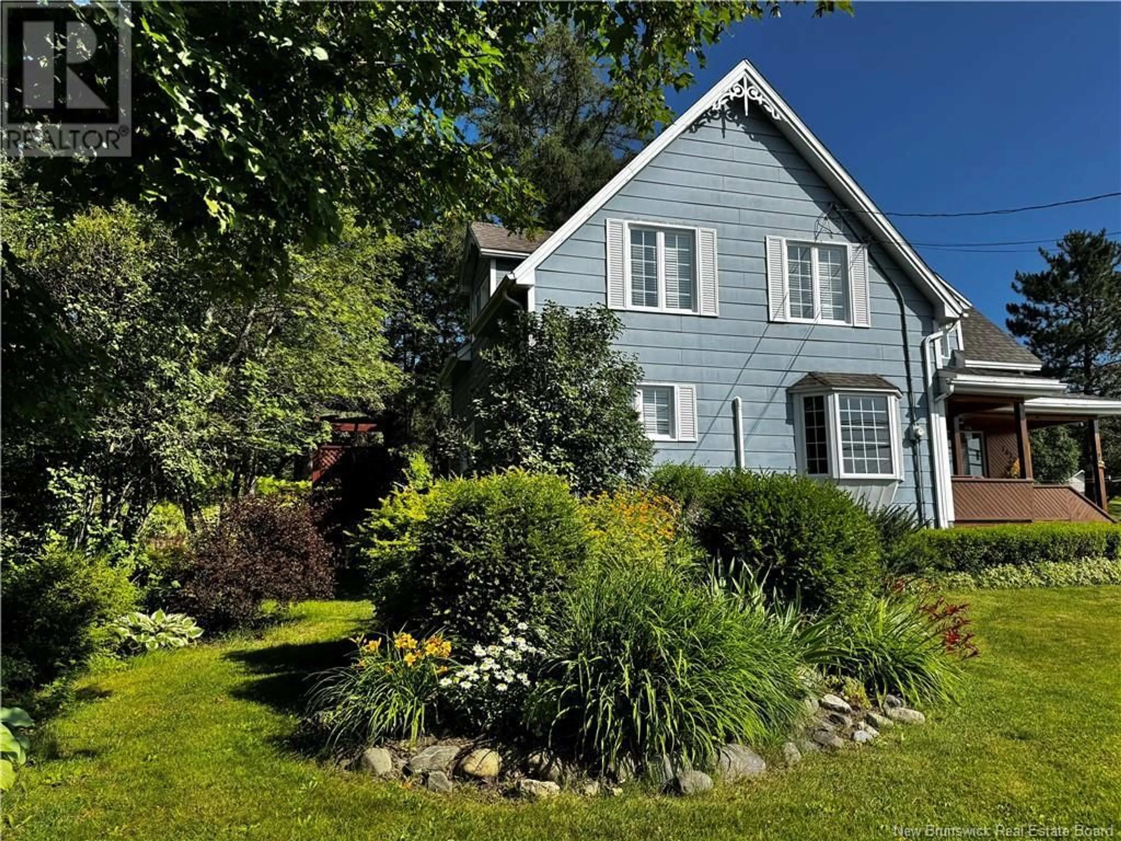 A pic from outside/outdoor area/front of a property/back of a property/a pic from drone, street for 1437 PRINCIPALE STREET, Saint-Basile New Brunswick E7C1M6