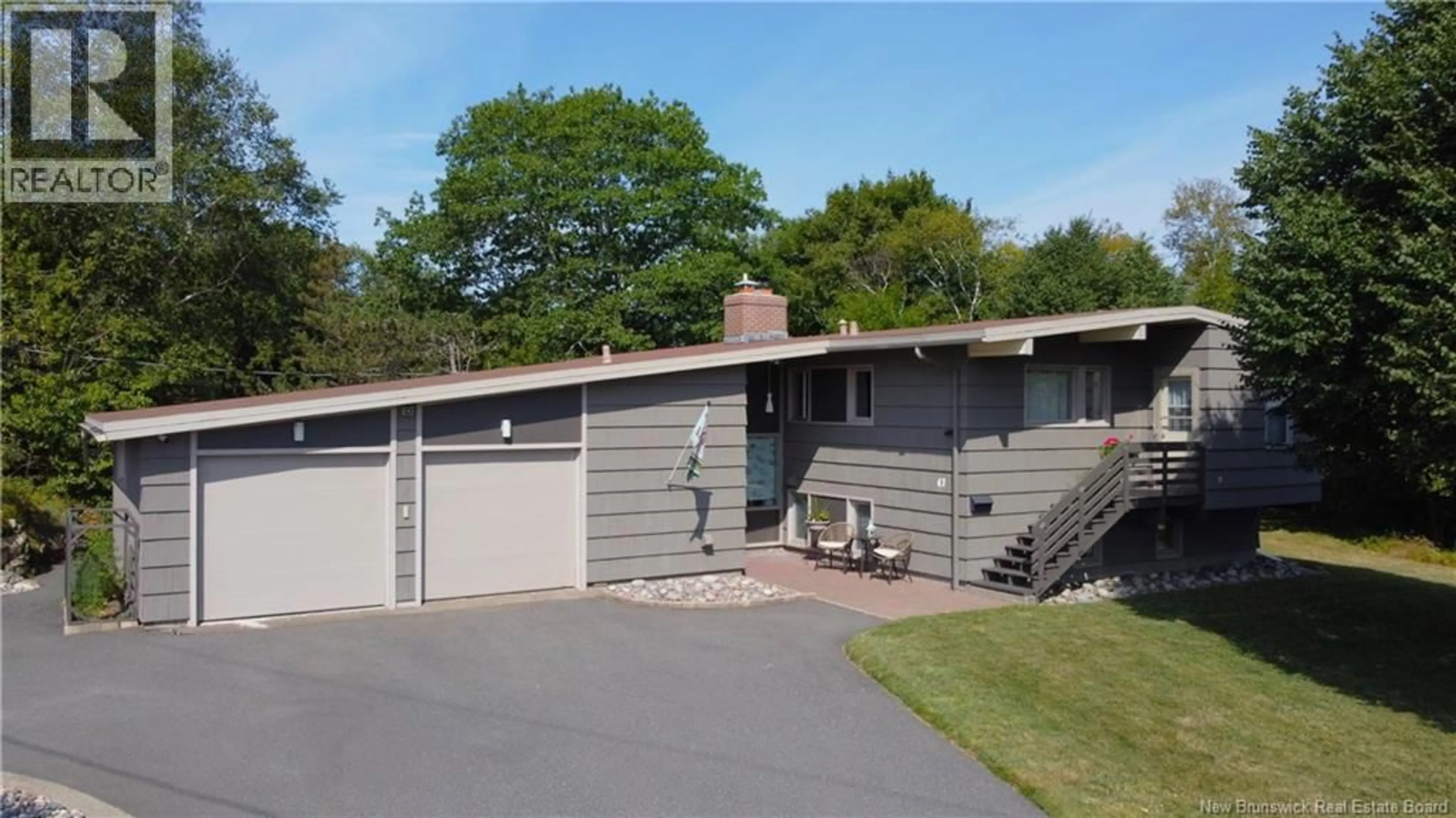 Home with vinyl exterior material, street for 47 ROCKY TERRACE, Saint John New Brunswick E2K4B6