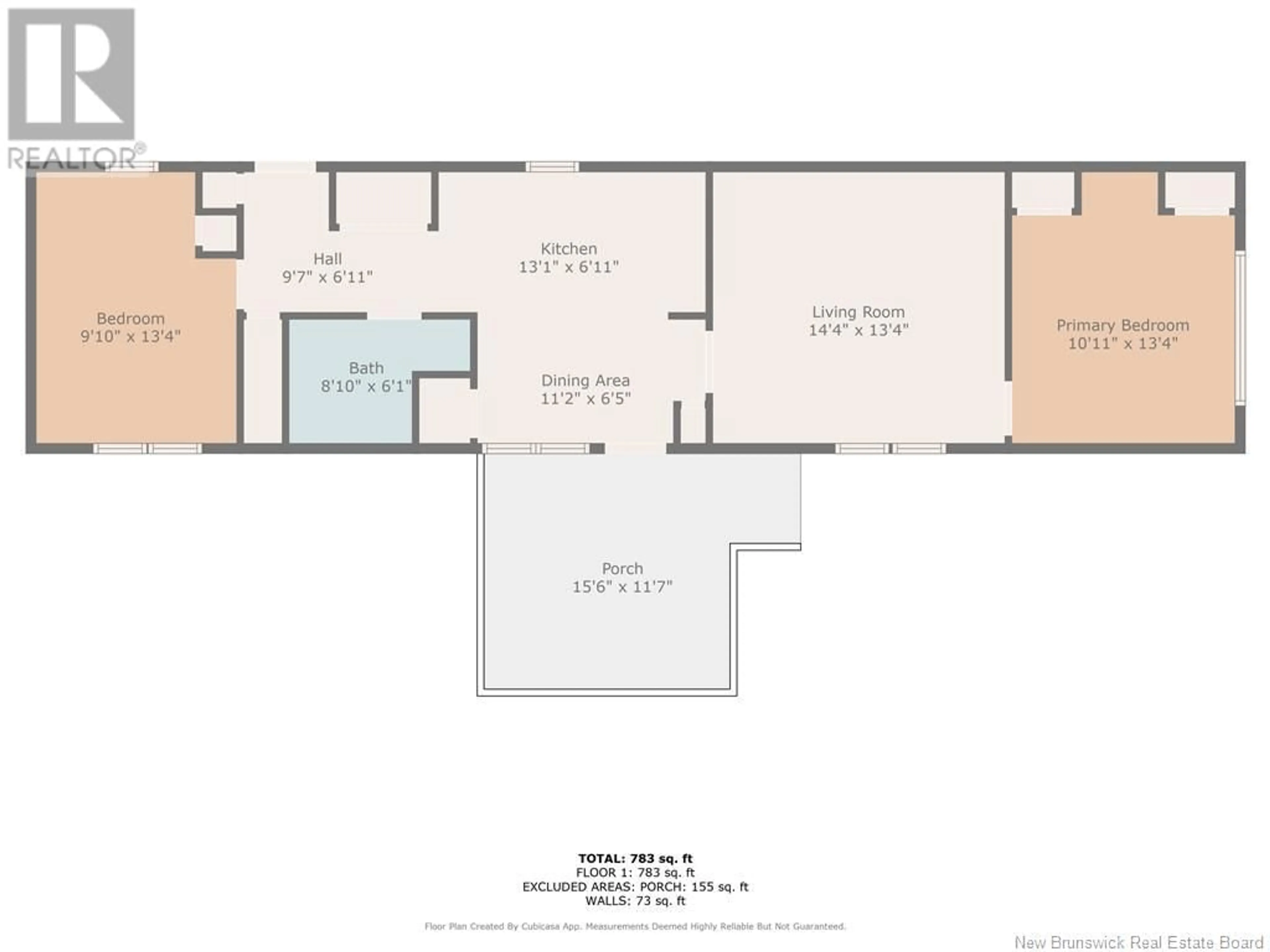 Floor plan for 12 MOUNTAIN VIEW, Campbellton New Brunswick E3N3K9