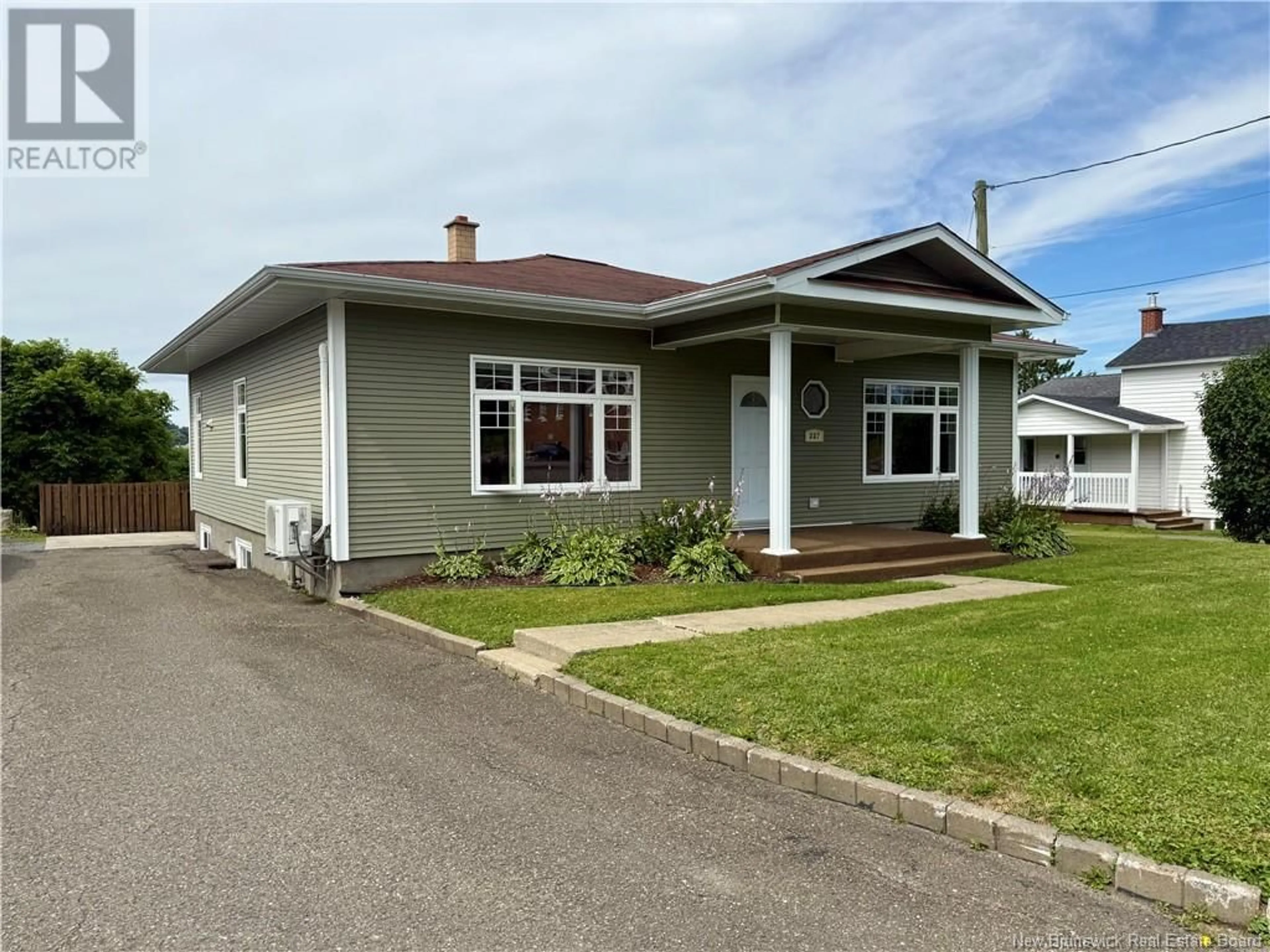 Home with vinyl exterior material, street for 227 ST GEORGES STREET, Grand-Sault/Grand Falls New Brunswick E3Y1C3