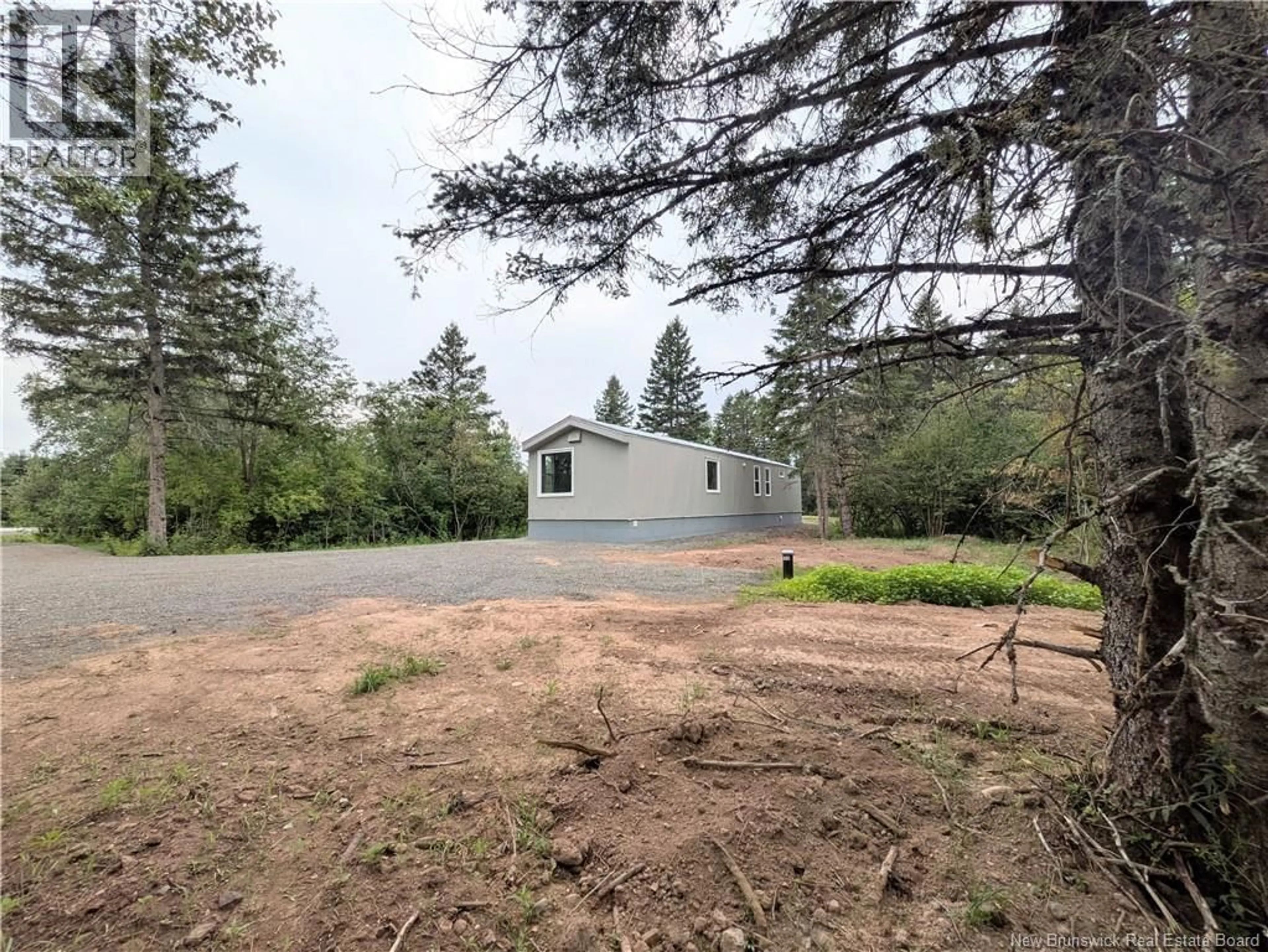 A pic from outside/outdoor area/front of a property/back of a property/a pic from drone, forest/trees view for 4371 ROUTE 106, Petitcodiac New Brunswick E4Z3K2