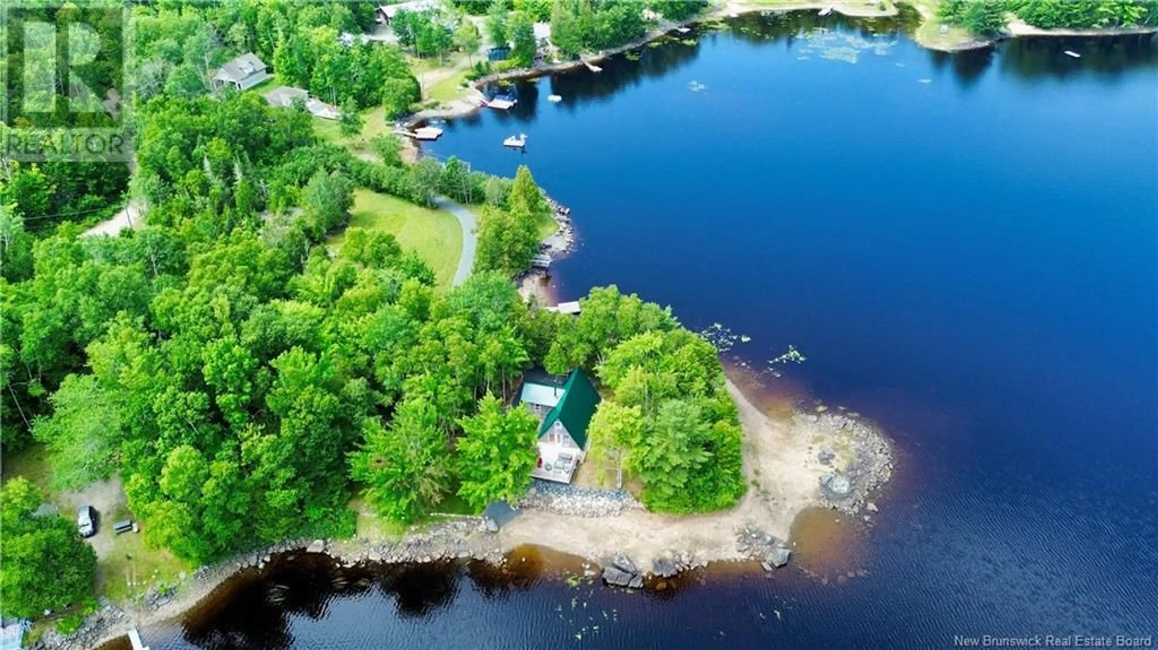 A pic from outside/outdoor area/front of a property/back of a property/a pic from drone, water/lake/river/ocean view for 224 OLD QUARRY ROAD, Bethel New Brunswick E5C2T9