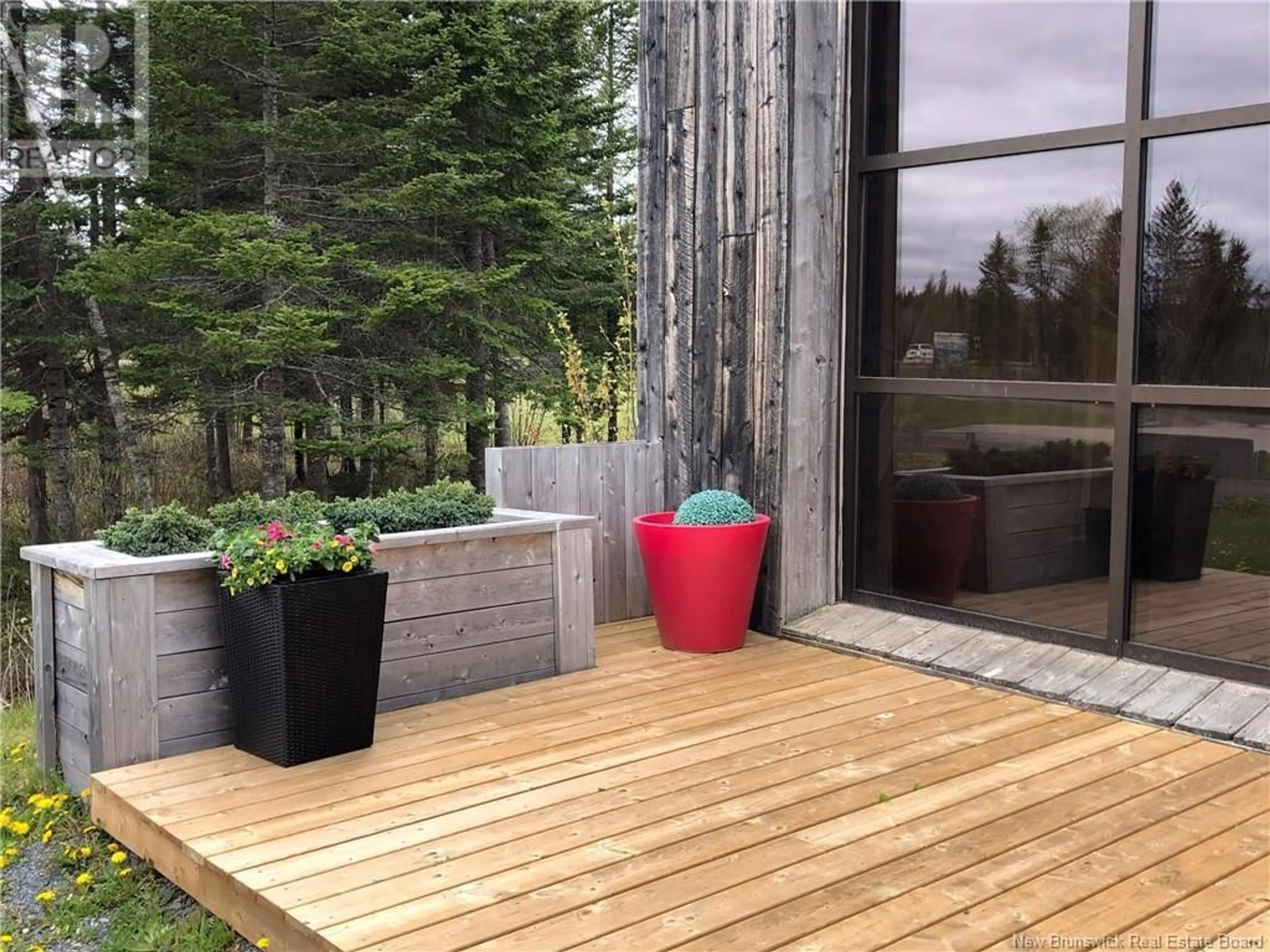 Patio, forest/trees view for 11001 ROUTE 10, Youngs Cove New Brunswick E4C2G5