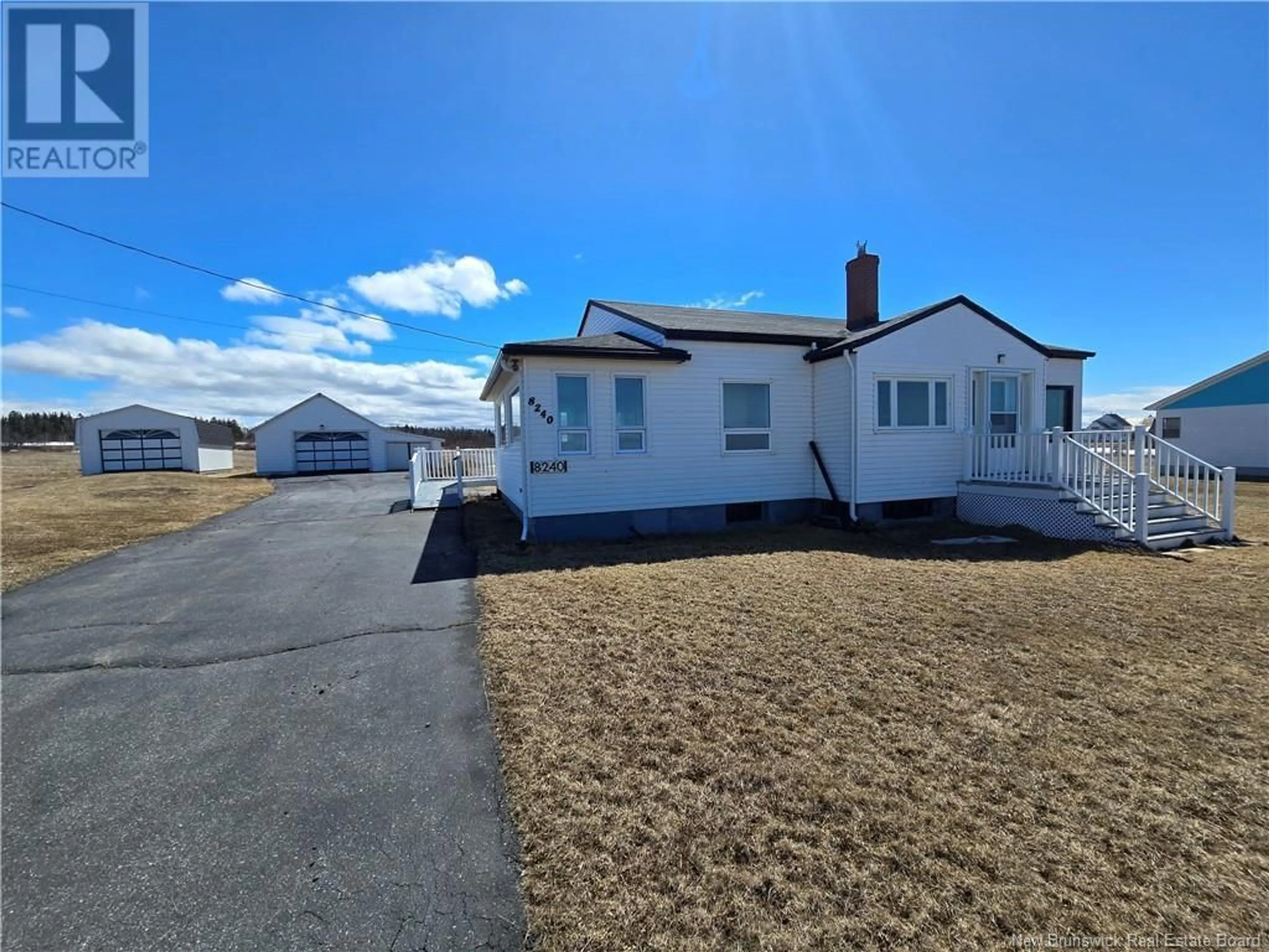 A pic from outside/outdoor area/front of a property/back of a property/a pic from drone, unknown for 8240 ROUTE 11, New Bandon New Brunswick E2A5P6