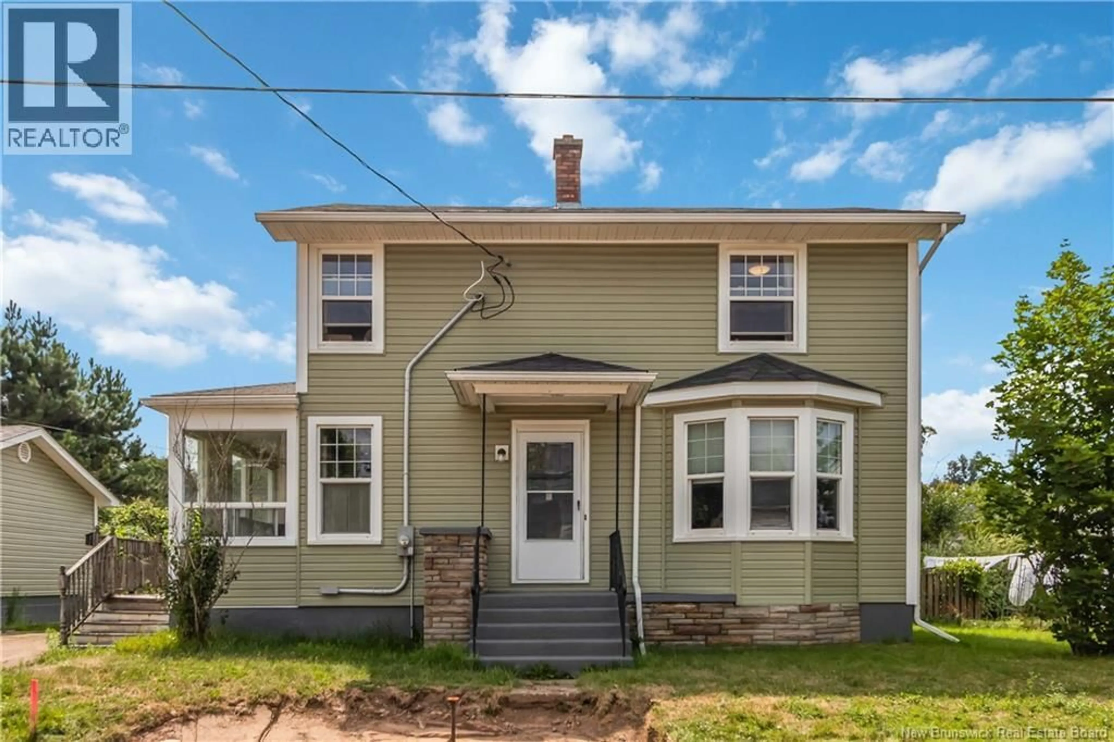 Home with vinyl exterior material, street for 10 STAFFORD STREET, Moncton New Brunswick E1C4R4