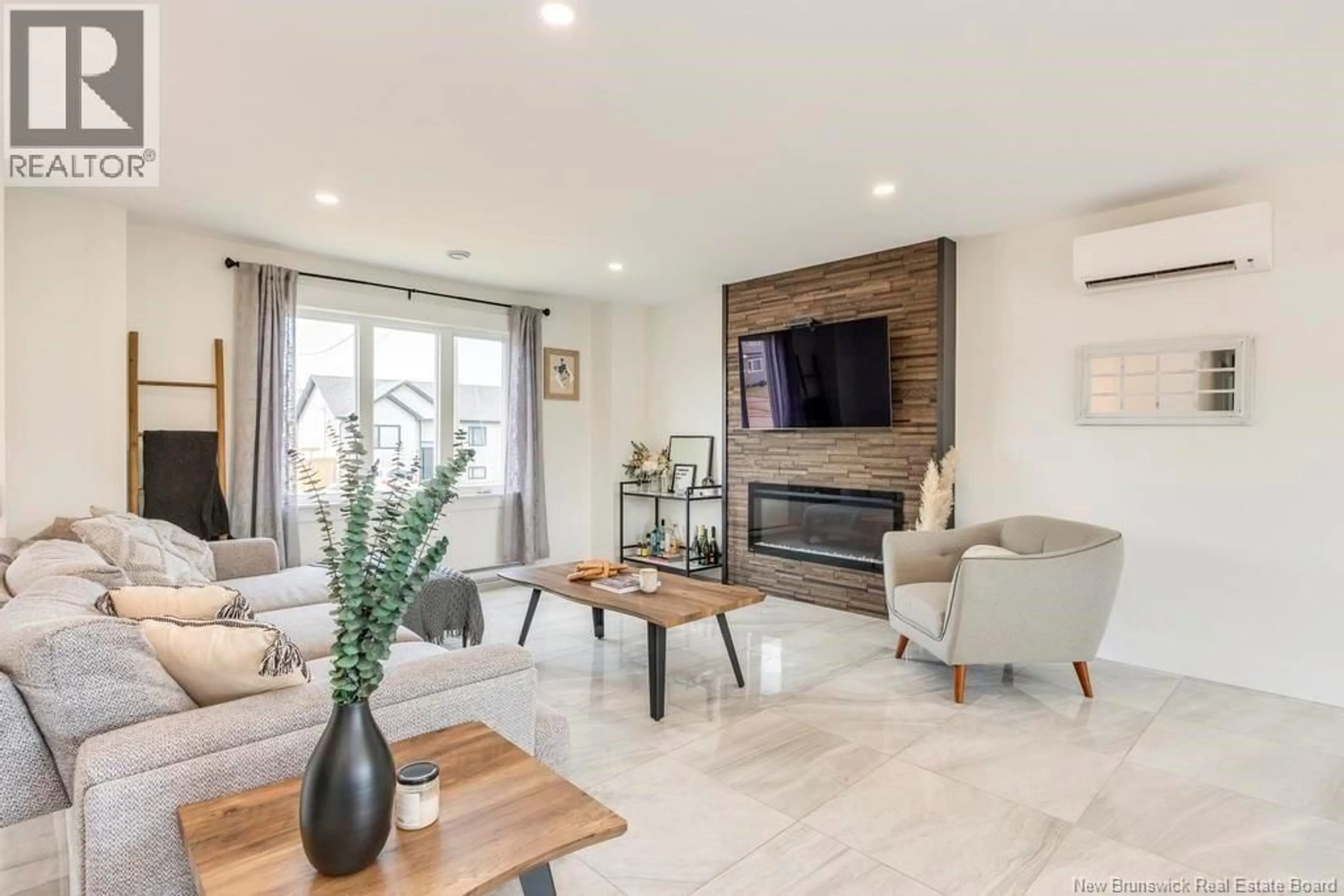 Living room with furniture, ceramic/tile floor for 16 LUXOR DRIVE, Riverview New Brunswick E1B0V8