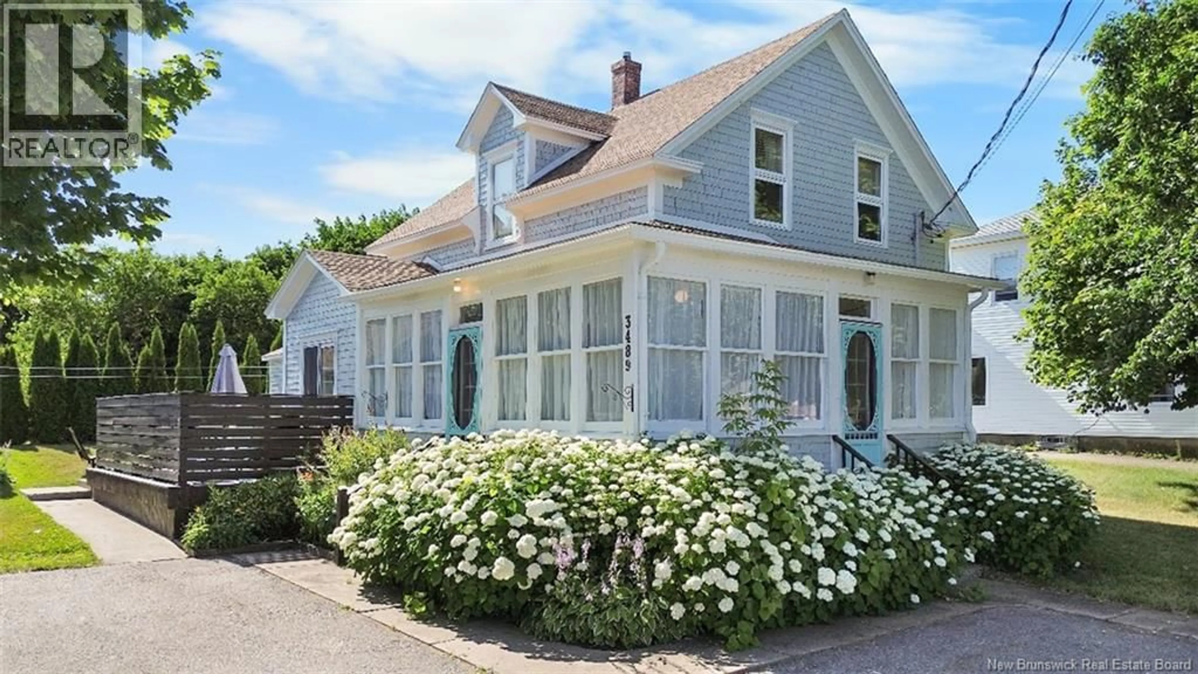 Home with vinyl exterior material, street for 3489 VICTOR LEBLANC BOULEVARD, Tracadie New Brunswick E1X1C8
