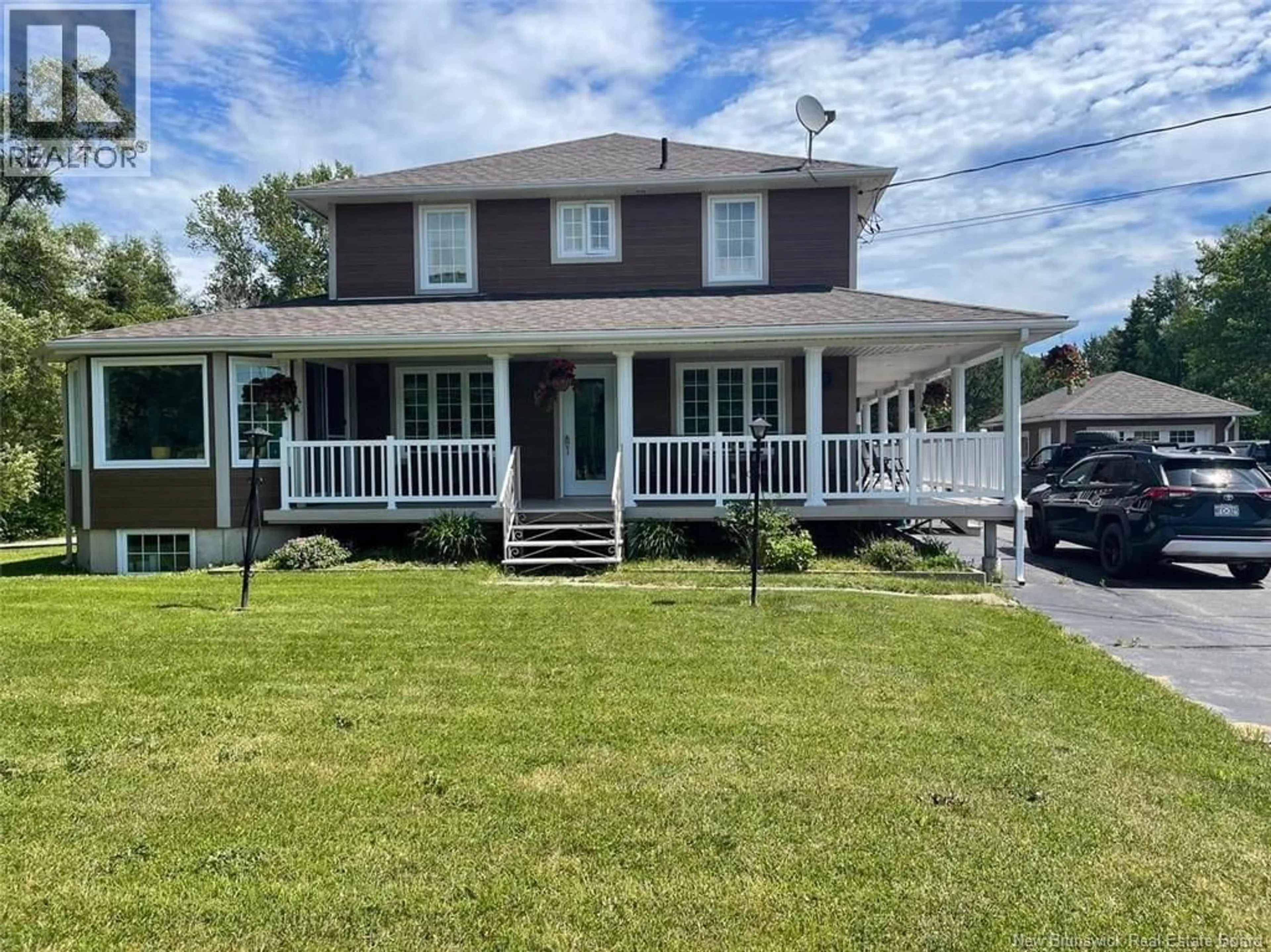 Home with vinyl exterior material, street for 549 ISIDORE-BOUCHER BOULEVARD, Saint-Jacques New Brunswick E7B1Y3