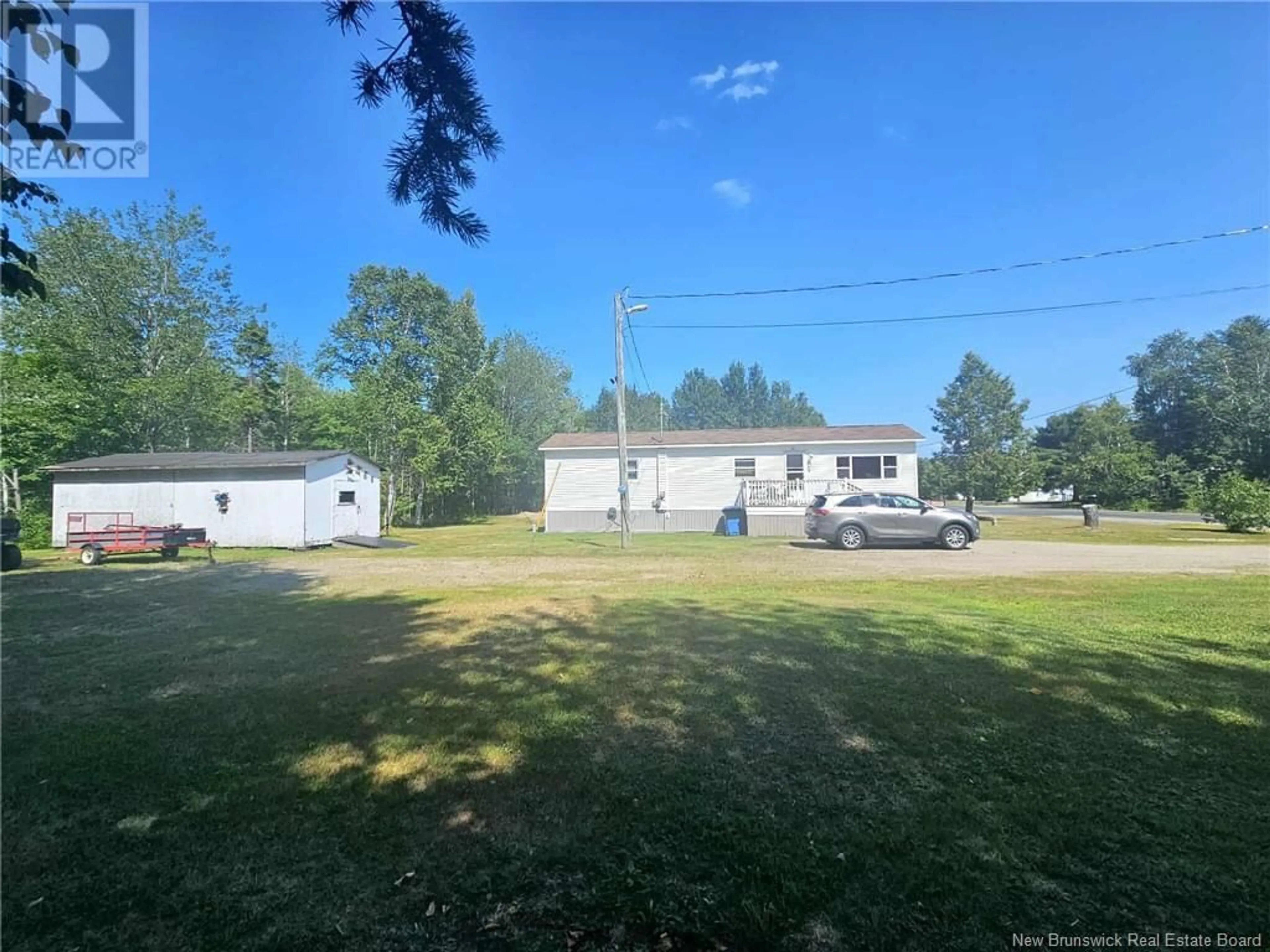 A pic from outside/outdoor area/front of a property/back of a property/a pic from drone, unknown for 4154 ROUTE 430, Big River New Brunswick E2A6W4