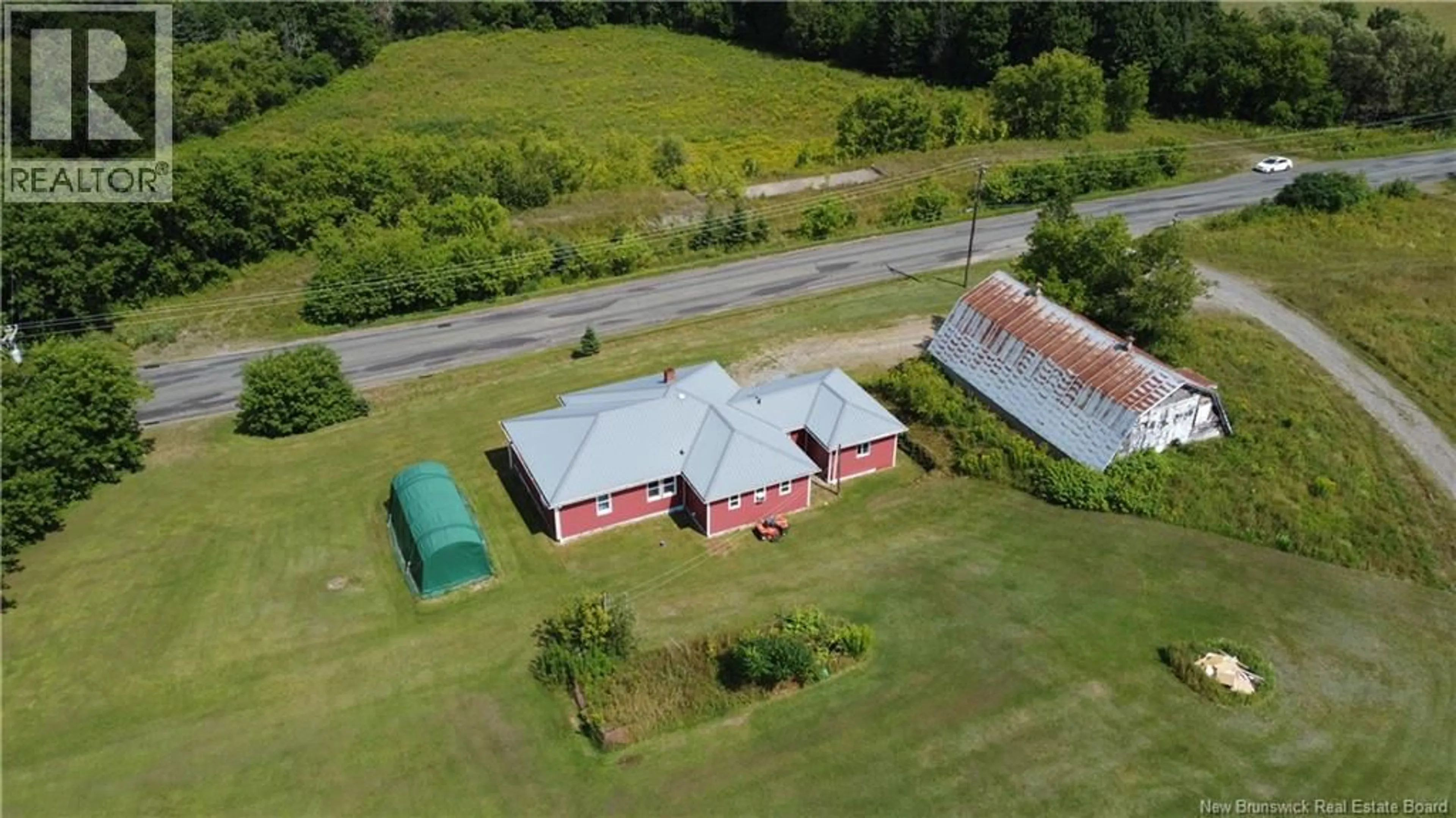 A pic from outside/outdoor area/front of a property/back of a property/a pic from drone, building for 2459 103 ROUTE, Somerville New Brunswick E7P3B7