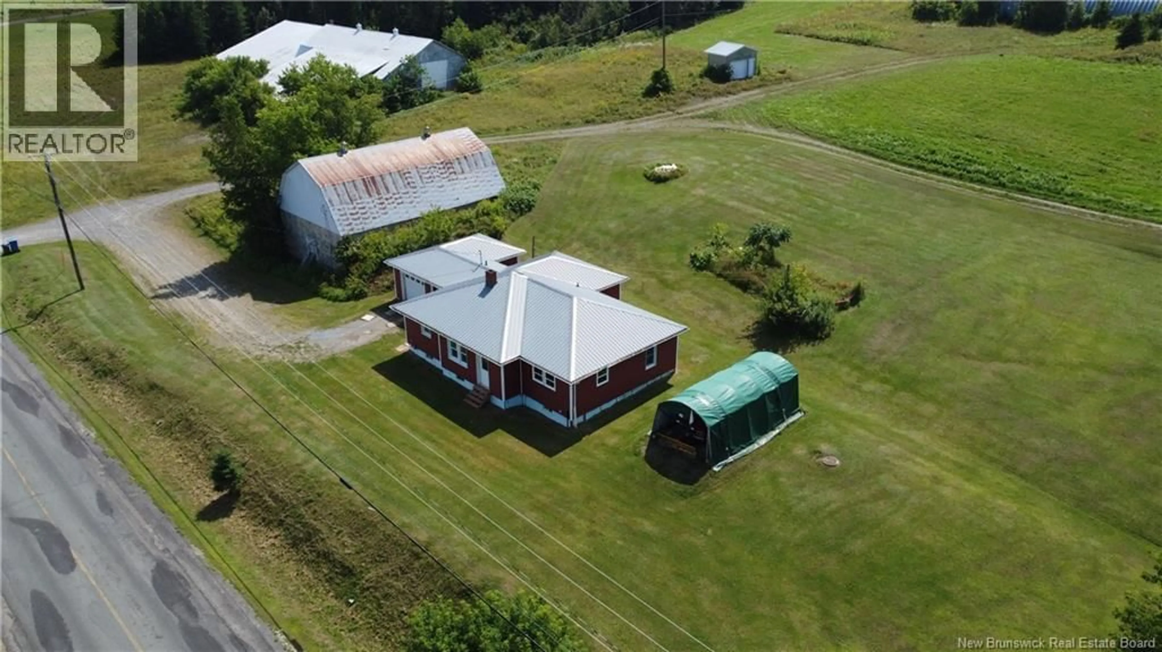 A pic from outside/outdoor area/front of a property/back of a property/a pic from drone, building for 2459 103 ROUTE, Somerville New Brunswick E7P3B7