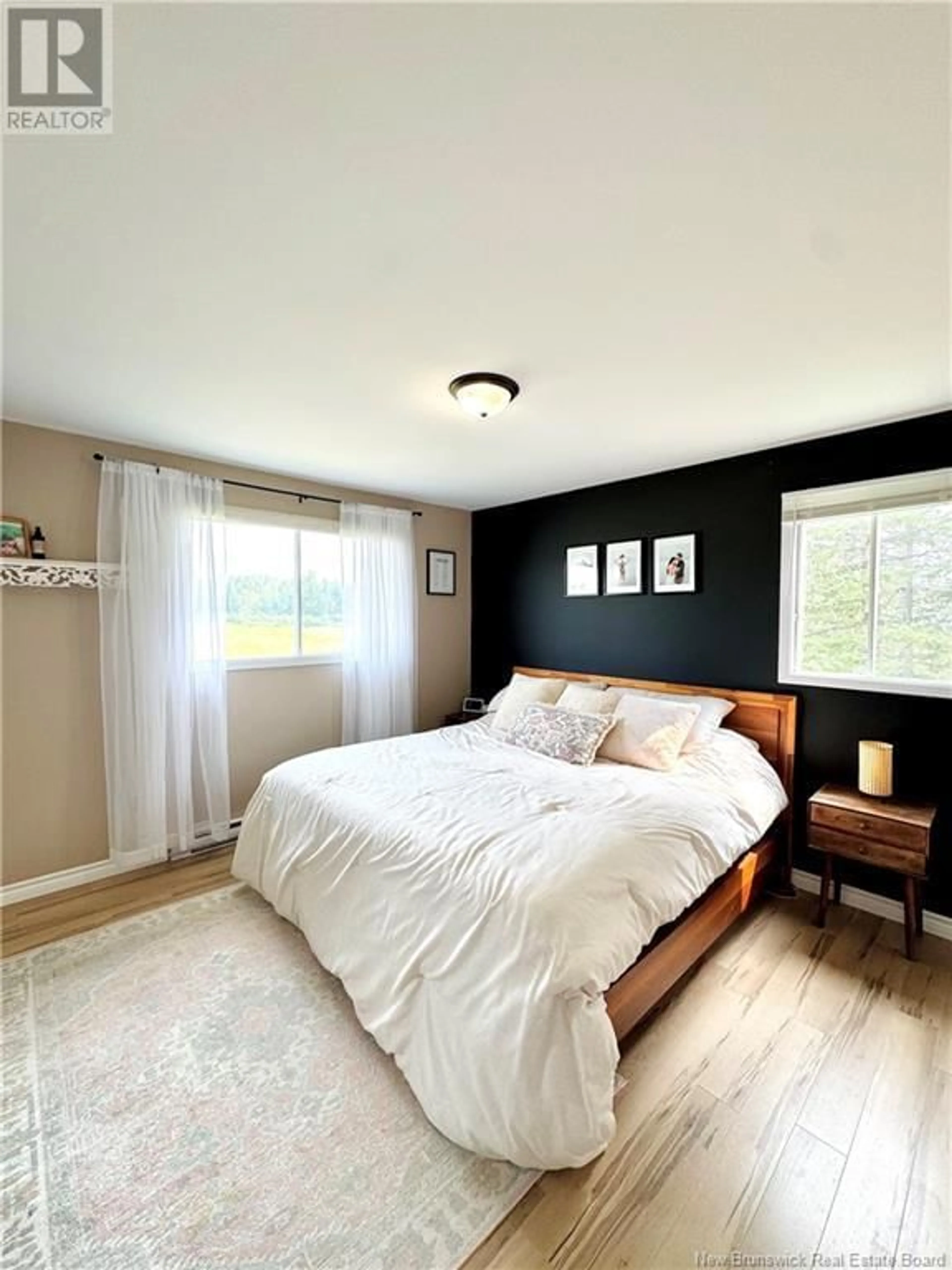 Bedroom with bed, wood/laminate floor for 523 BARNABY ROAD, Miramichi New Brunswick E1N6E9