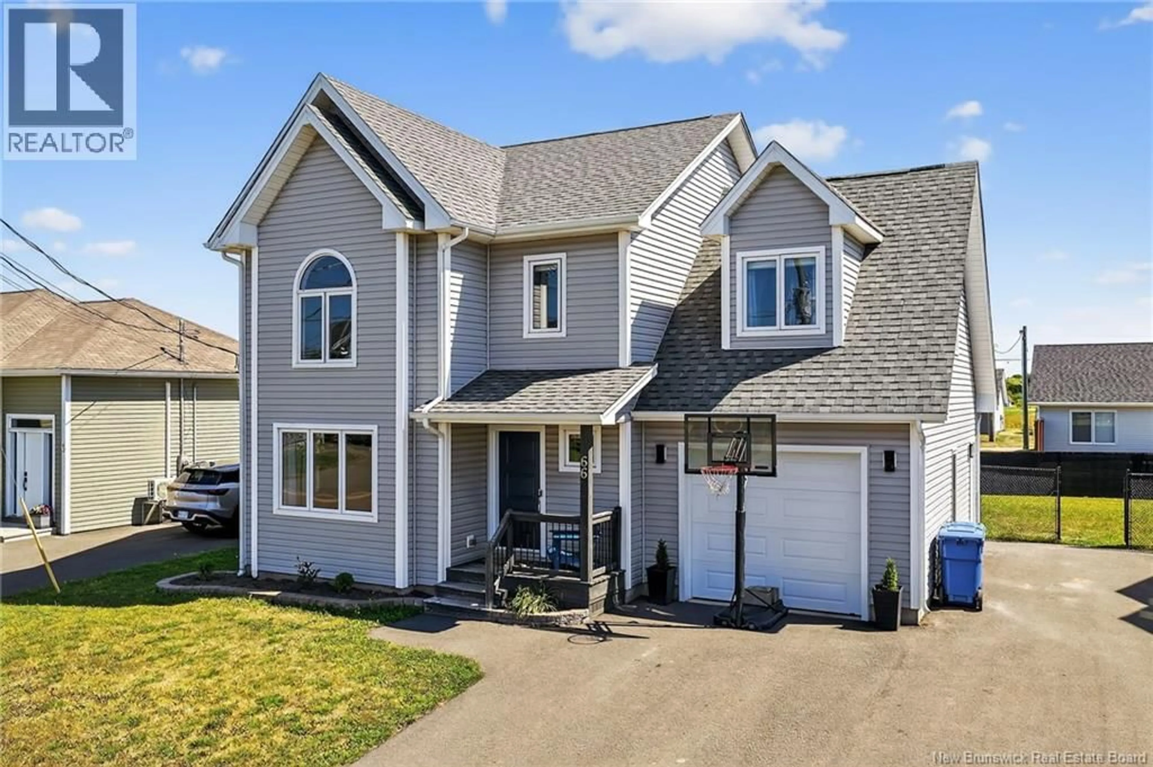 Home with vinyl exterior material, street for 66 LAFOREST STREET, Shediac New Brunswick E4P0P9