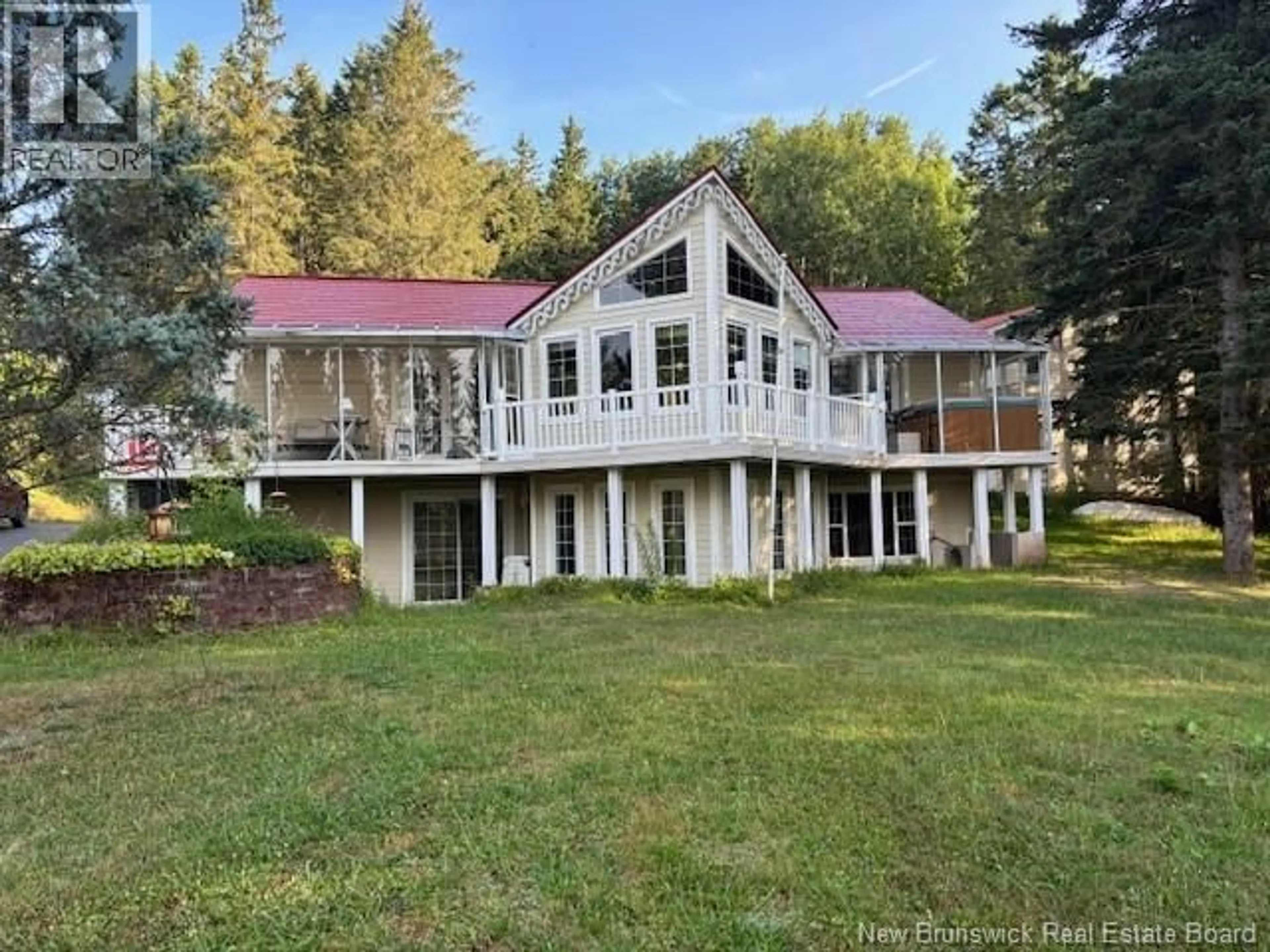 A pic from outside/outdoor area/front of a property/back of a property/a pic from drone, water/lake/river/ocean view for 531 BACK ROAD, Penobsquis New Brunswick E4G1Z5
