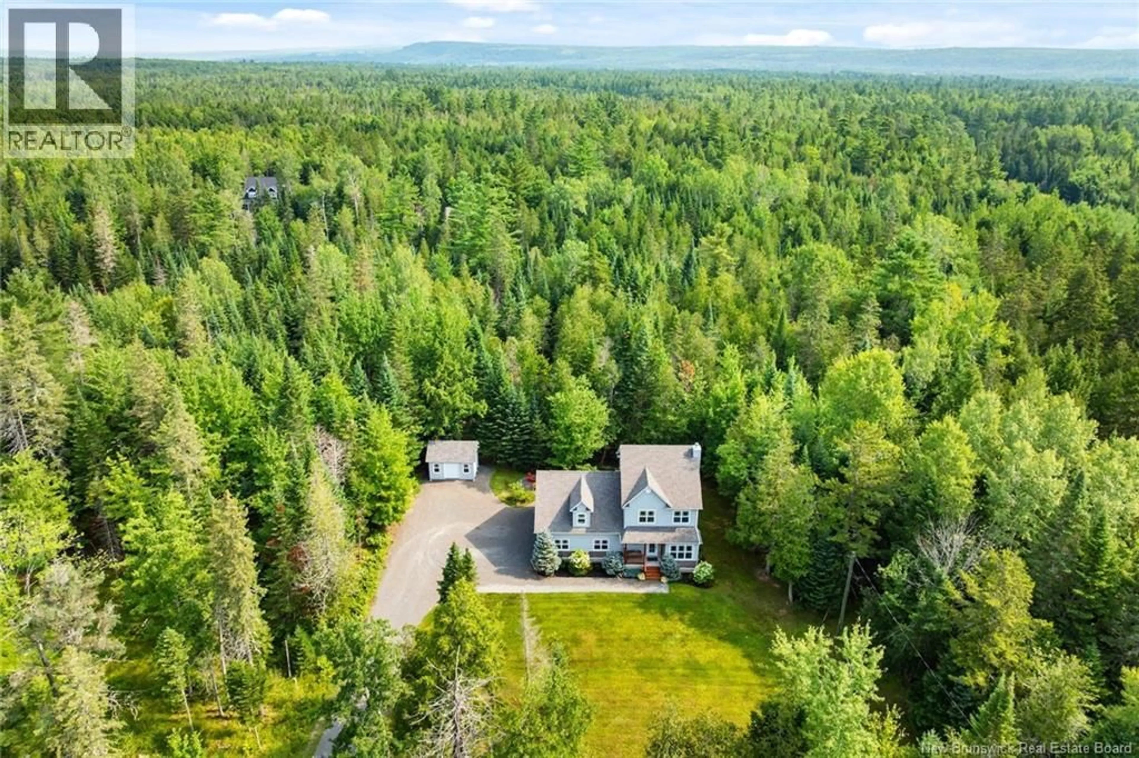 A pic from outside/outdoor area/front of a property/back of a property/a pic from drone, forest/trees view for 294 TRIPP SETTLEMENT ROAD, Keswick Ridge New Brunswick E6L1W3