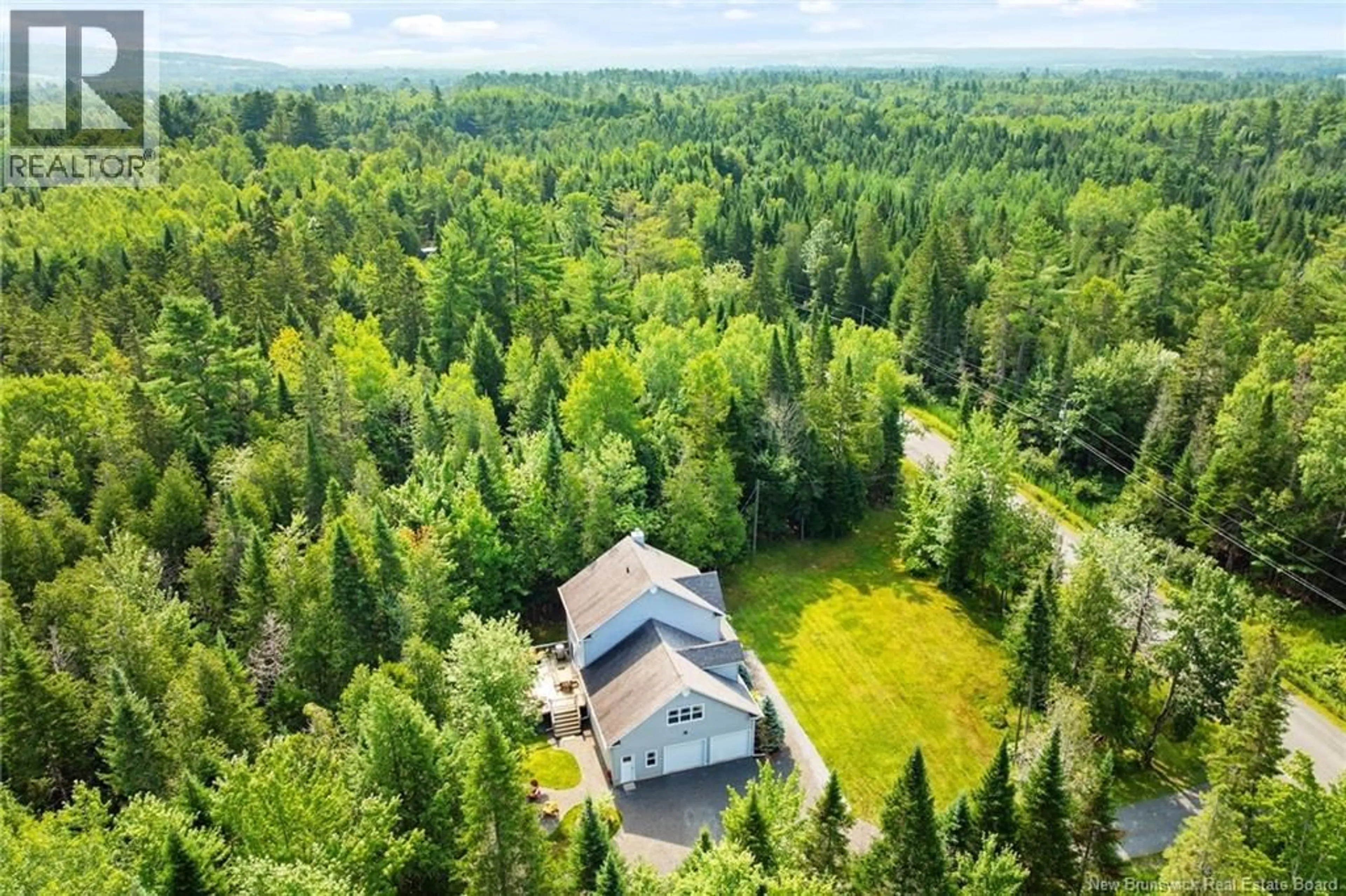 A pic from outside/outdoor area/front of a property/back of a property/a pic from drone, forest/trees view for 294 TRIPP SETTLEMENT ROAD, Keswick Ridge New Brunswick E6L1W3