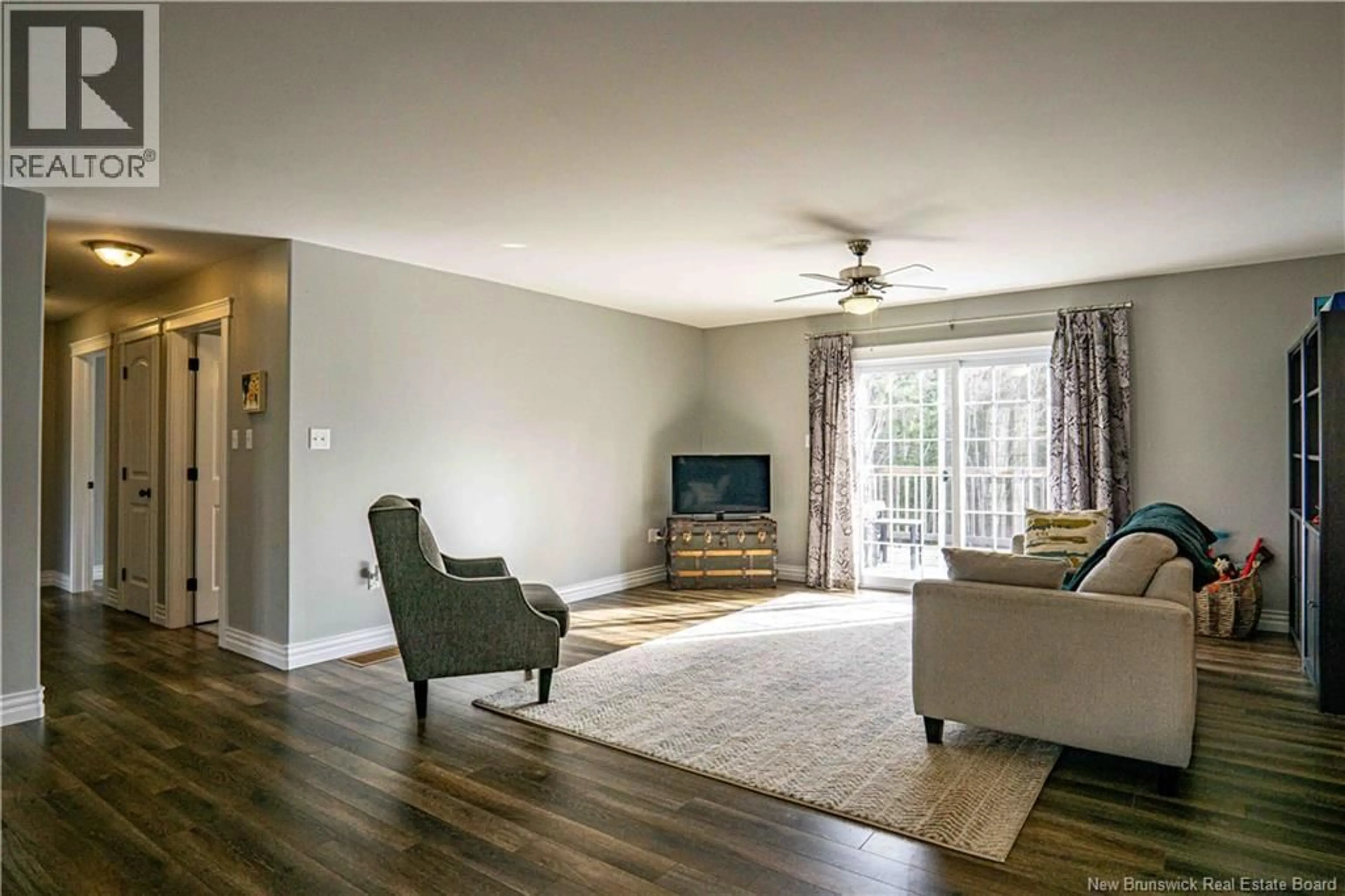 Living room with furniture, wood/laminate floor for 1410 POST ROAD, Rusagonis New Brunswick E3B7Y2