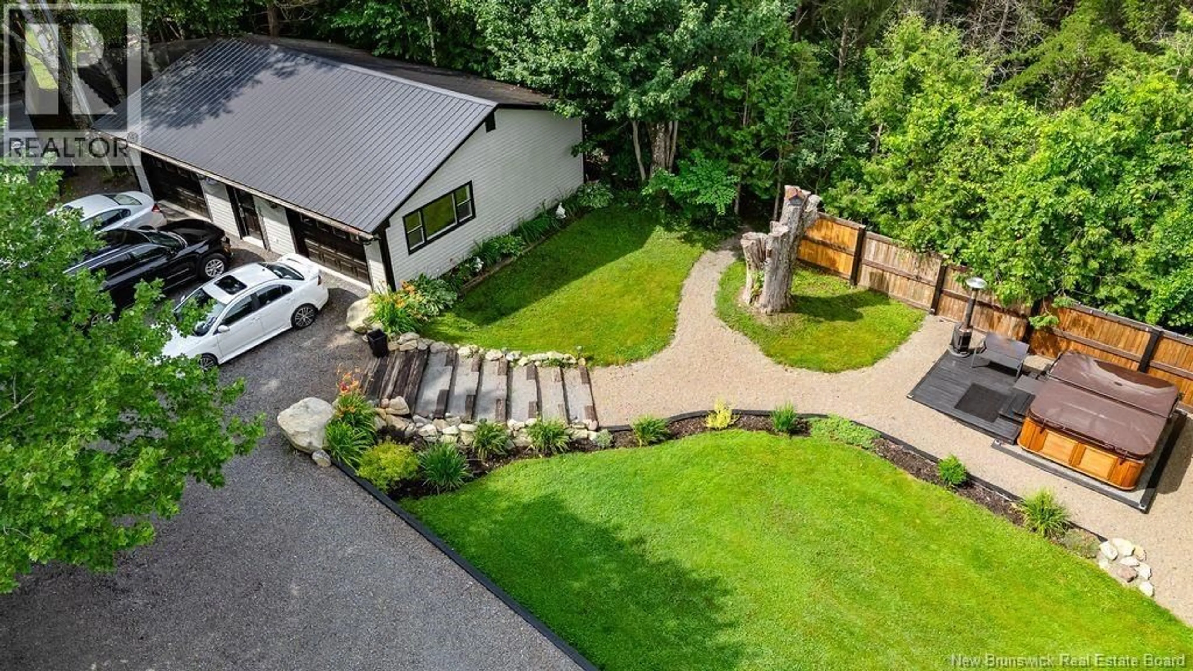 A pic from outside/outdoor area/front of a property/back of a property/a pic from drone, mountain view for 28 GARDEN VIEW DRIVE, Island View New Brunswick E3E1A3