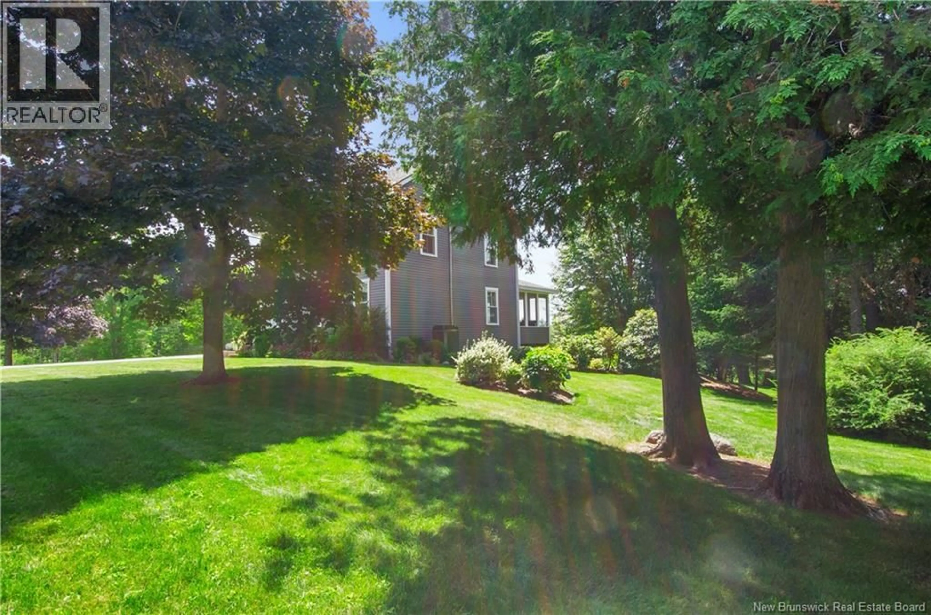 A pic from outside/outdoor area/front of a property/back of a property/a pic from drone, street for 20 JEANS LANE, Maugerville New Brunswick E3A8M2
