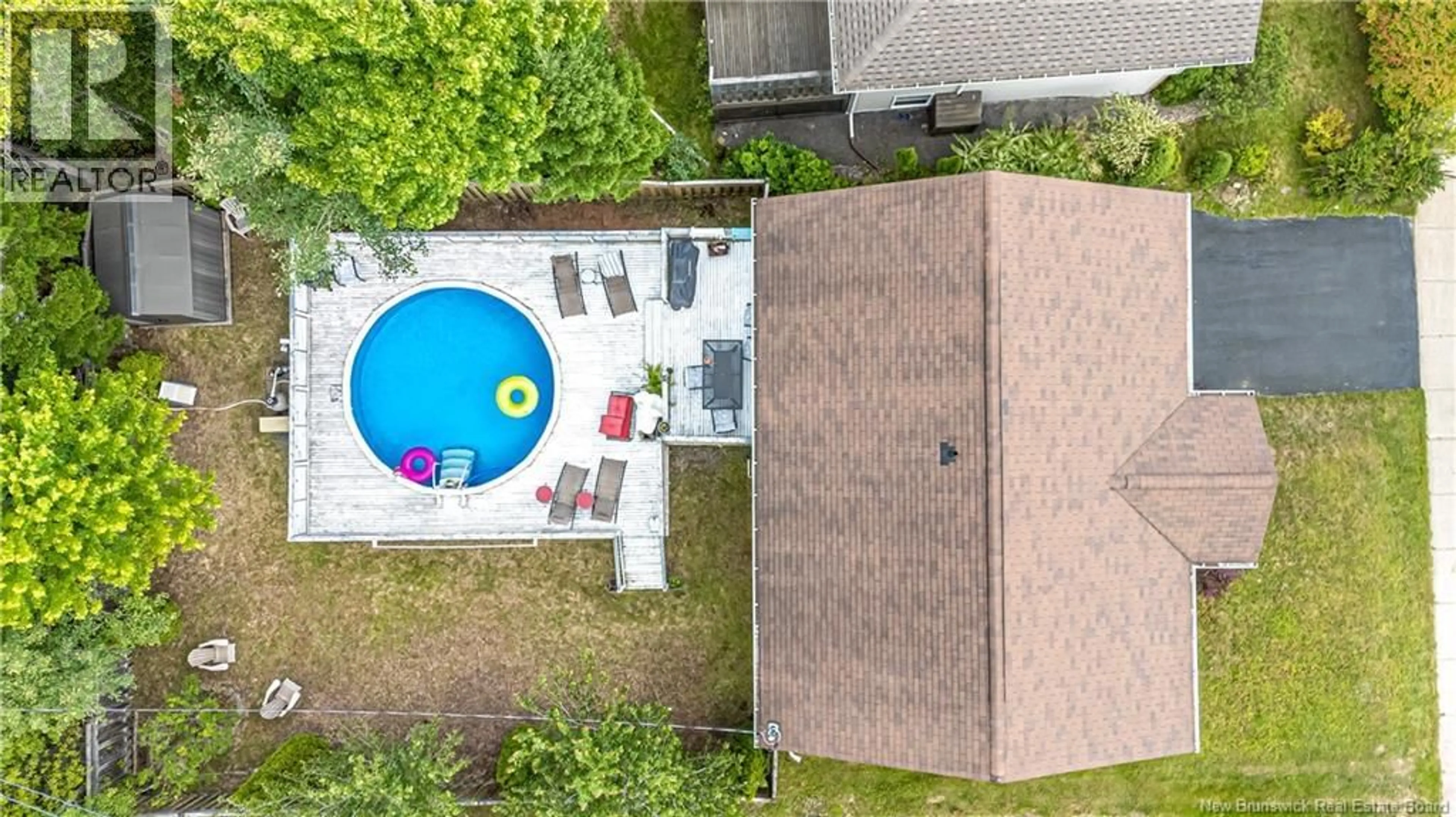 A pic from outside/outdoor area/front of a property/back of a property/a pic from drone, city buildings view from balcony for 30 BROWN BOULEVARD, Fredericton New Brunswick E3A0E4