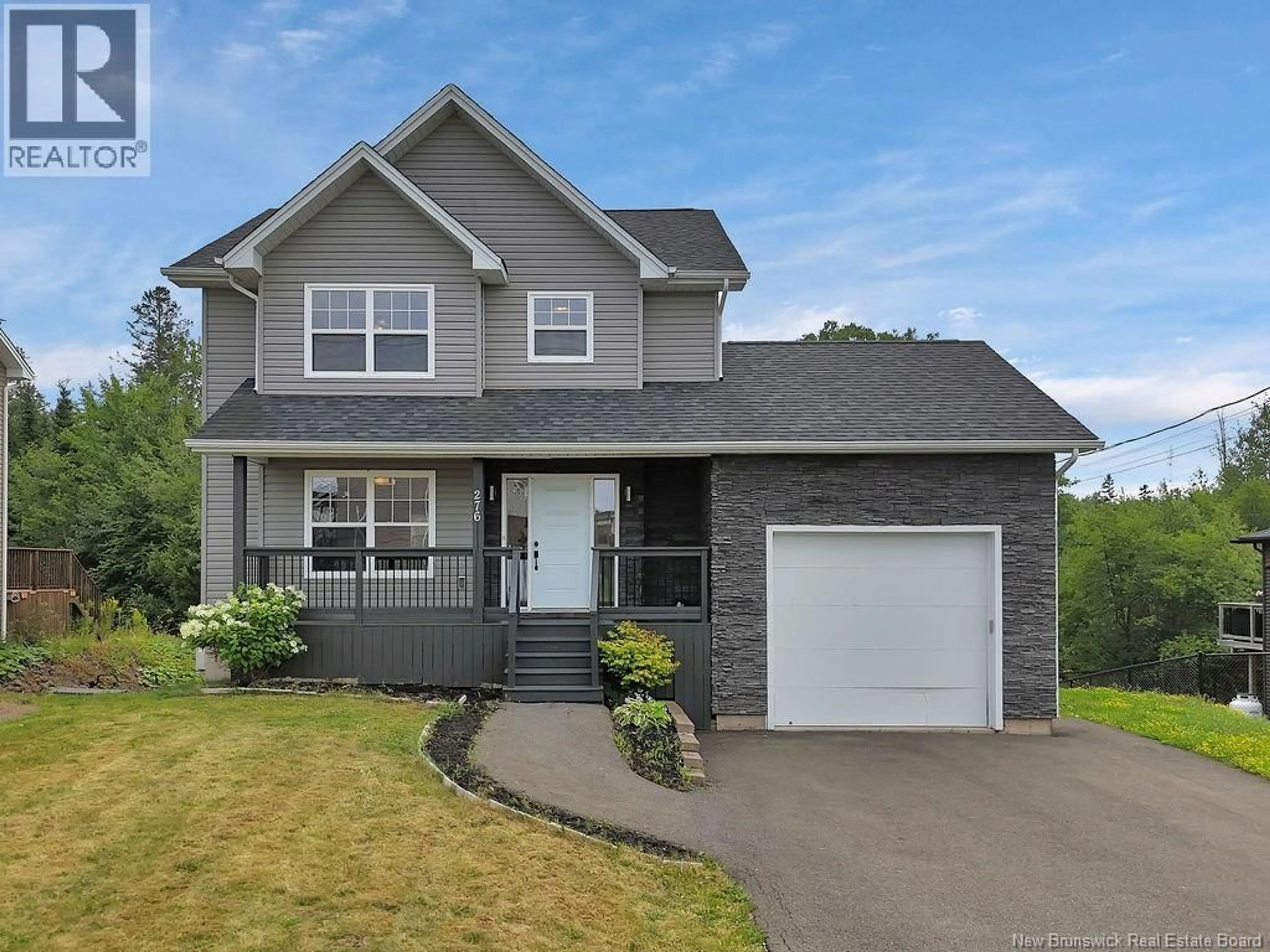 Home with vinyl exterior material, street for 276 LADY RUSSEL STREET, Moncton New Brunswick E1E4W6