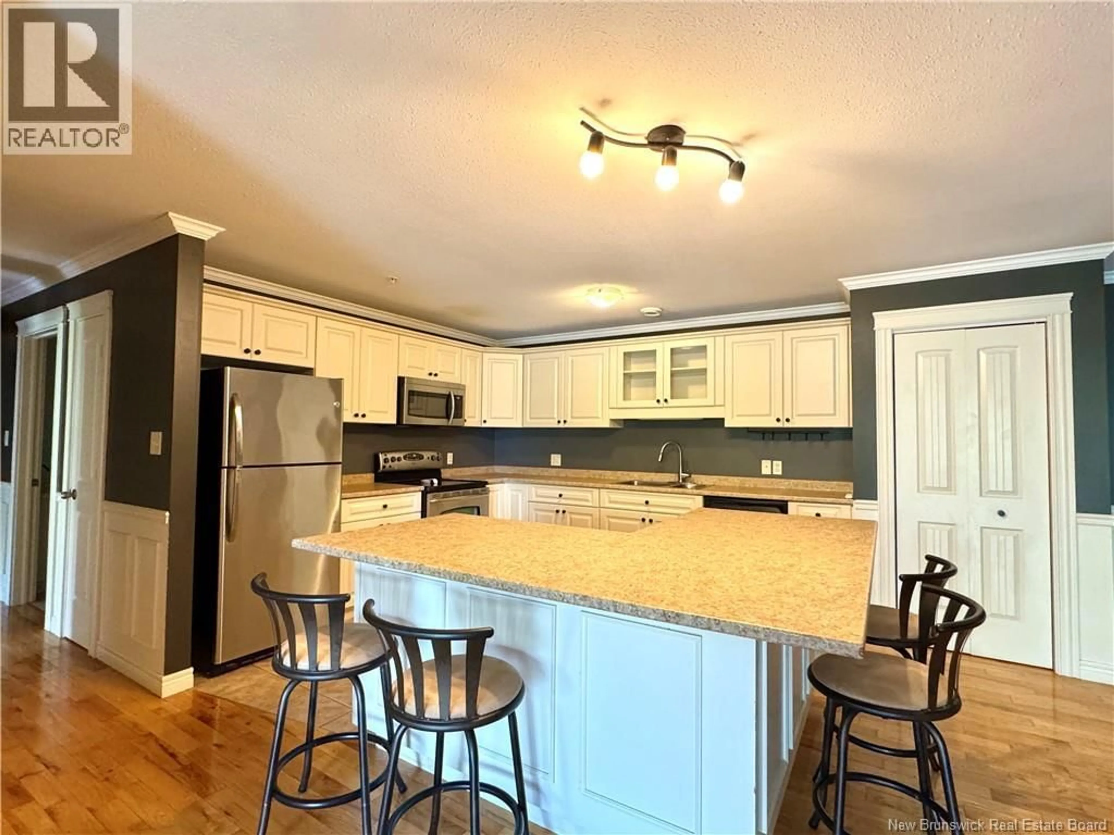 Open concept kitchen, ceramic/tile floor for 325 - 225 SERENITY LANE, Fredericton New Brunswick E3B0H1