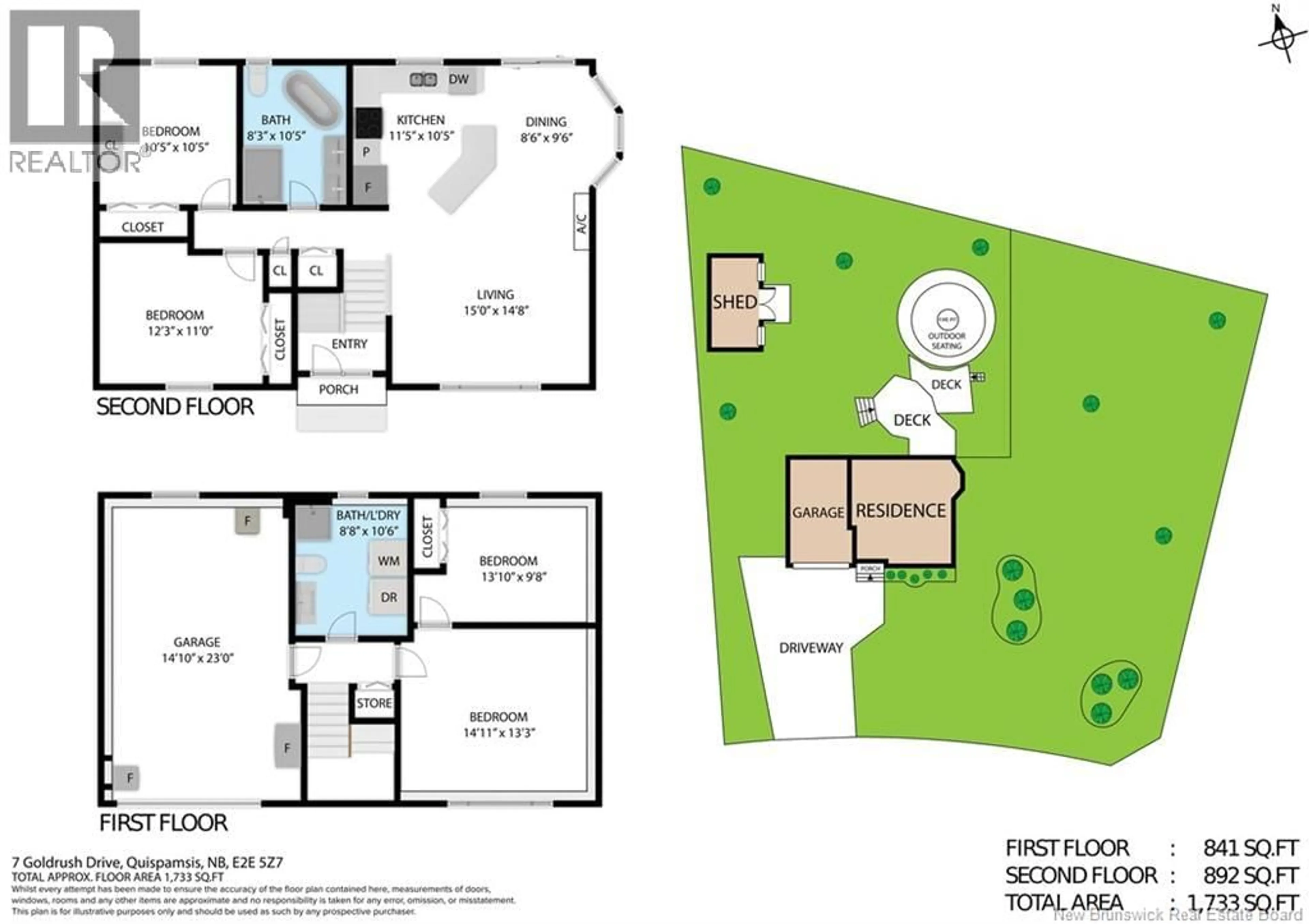 Floor plan for 7 GOLDRUSH DRIVE, Quispamsis New Brunswick E2E5Z7