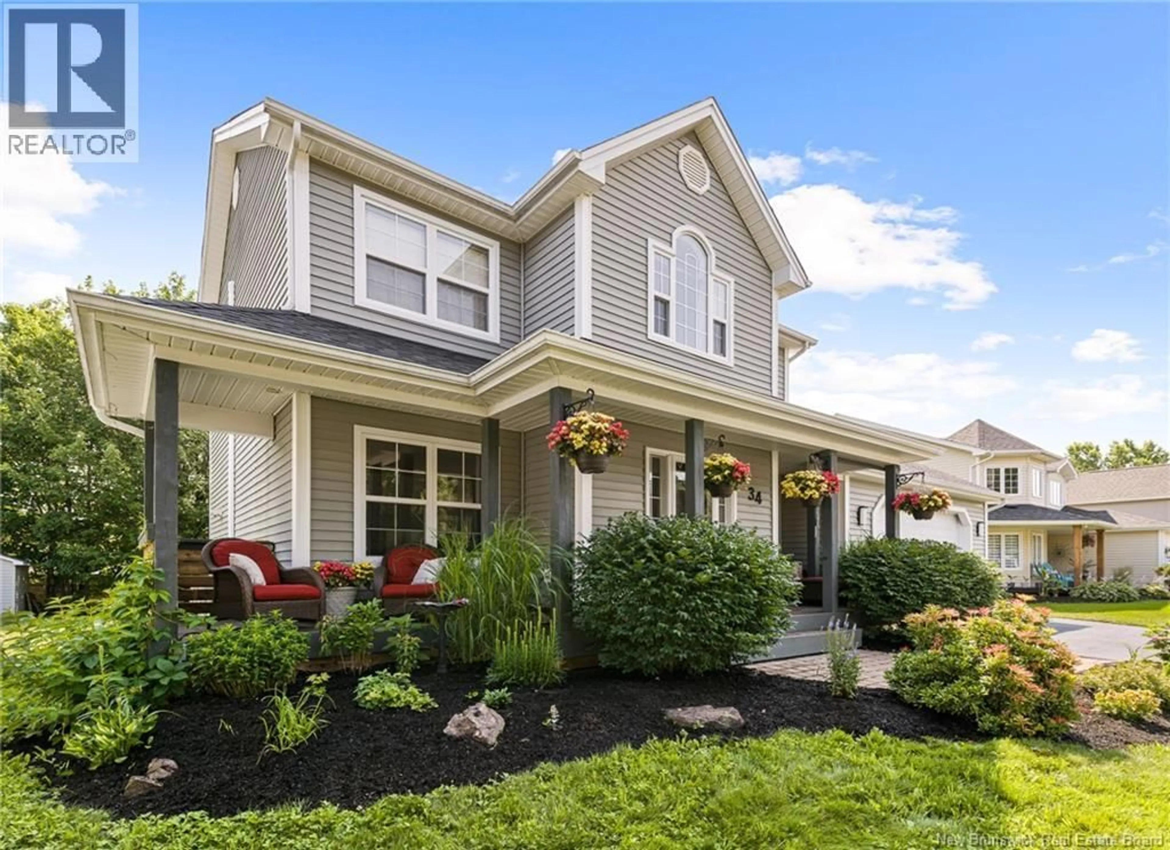 Home with vinyl exterior material, street for 34 MURIELLE CRESCENT, Dieppe New Brunswick E1A7R3