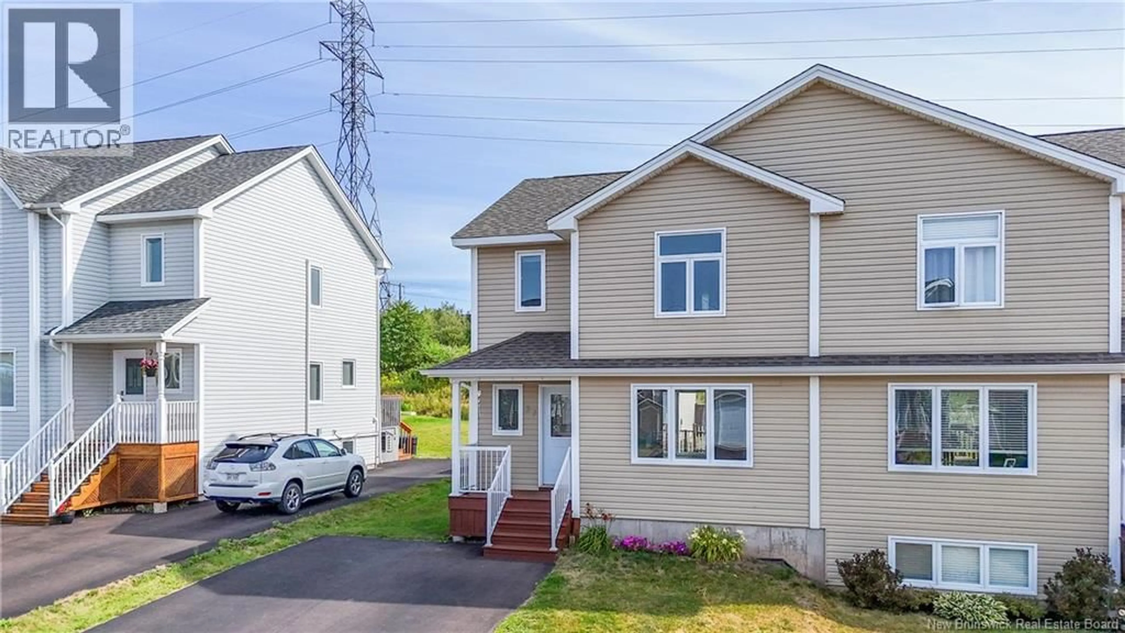 Home with vinyl exterior material, street for 37 STILLWATER DRIVE, Moncton New Brunswick E1E0E3
