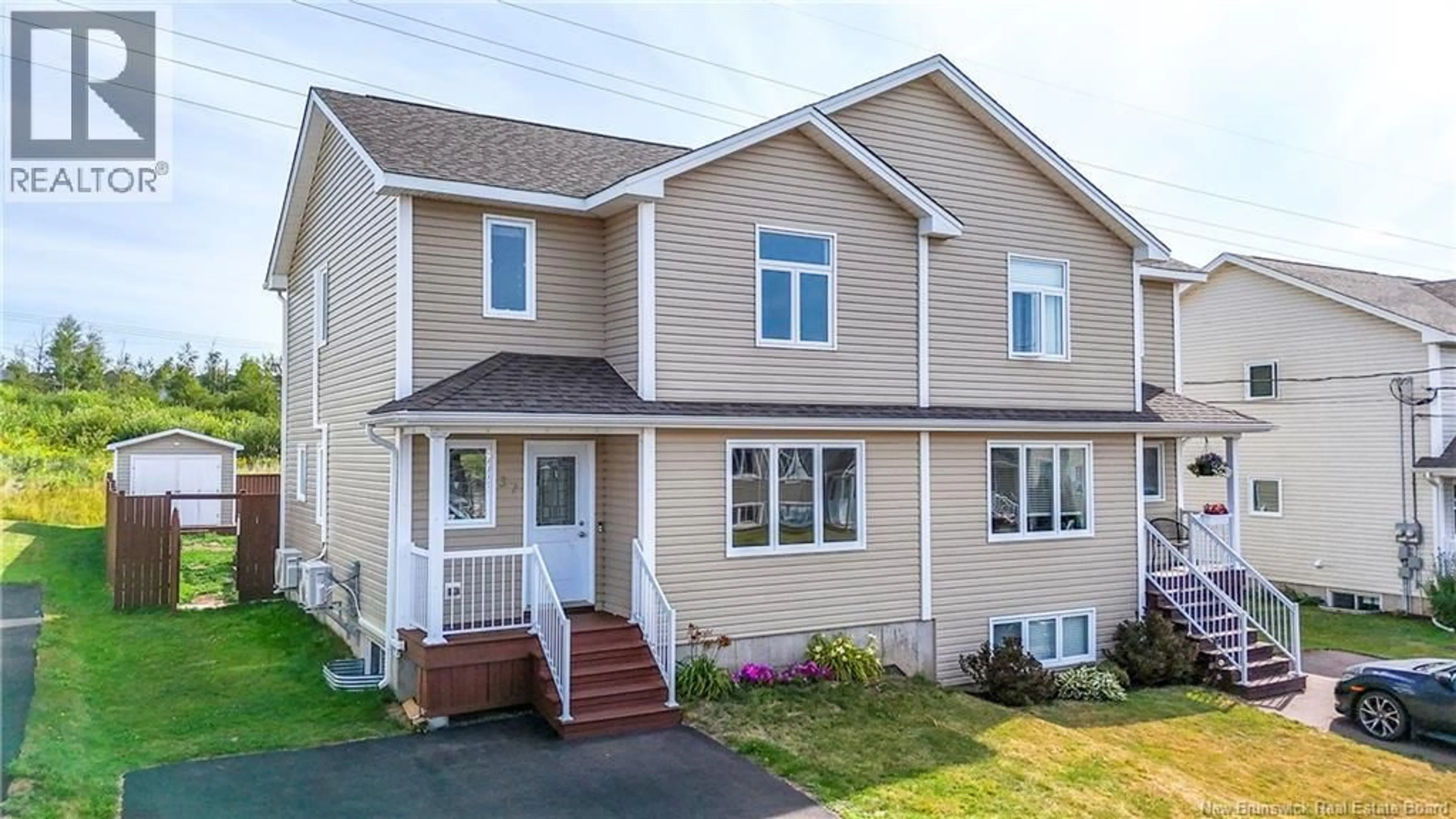 Home with vinyl exterior material, street for 37 STILLWATER DRIVE, Moncton New Brunswick E1E0E3