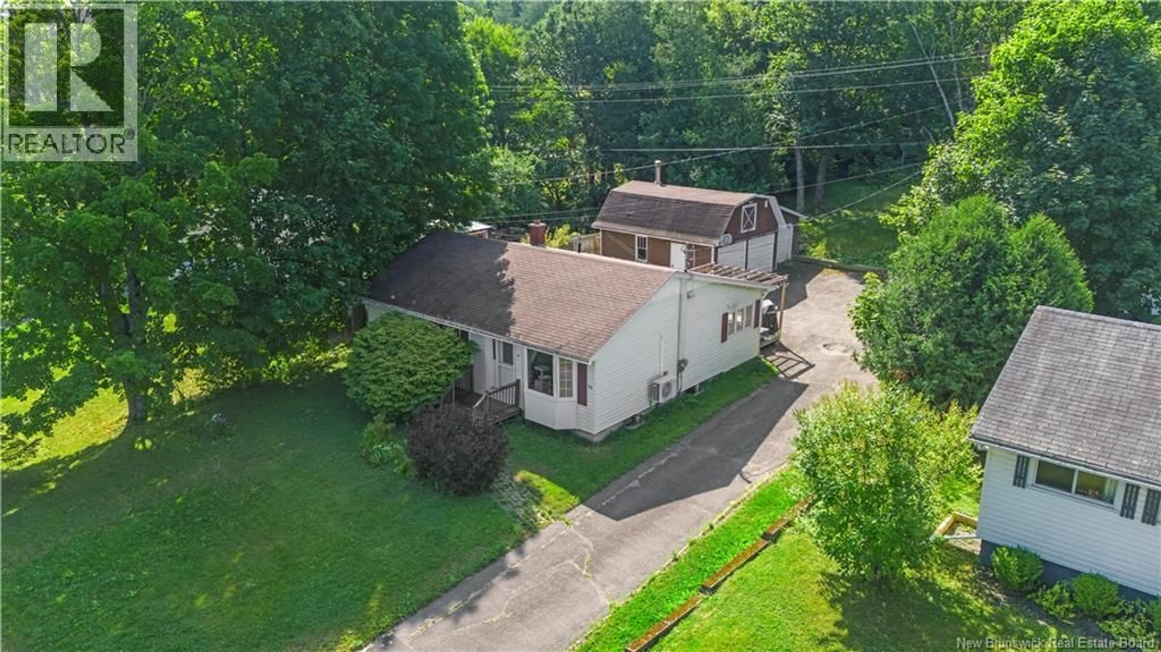A pic from outside/outdoor area/front of a property/back of a property/a pic from drone, unknown for 14 MOUNTAIN DRIVE, Fredericton New Brunswick E3C1K2