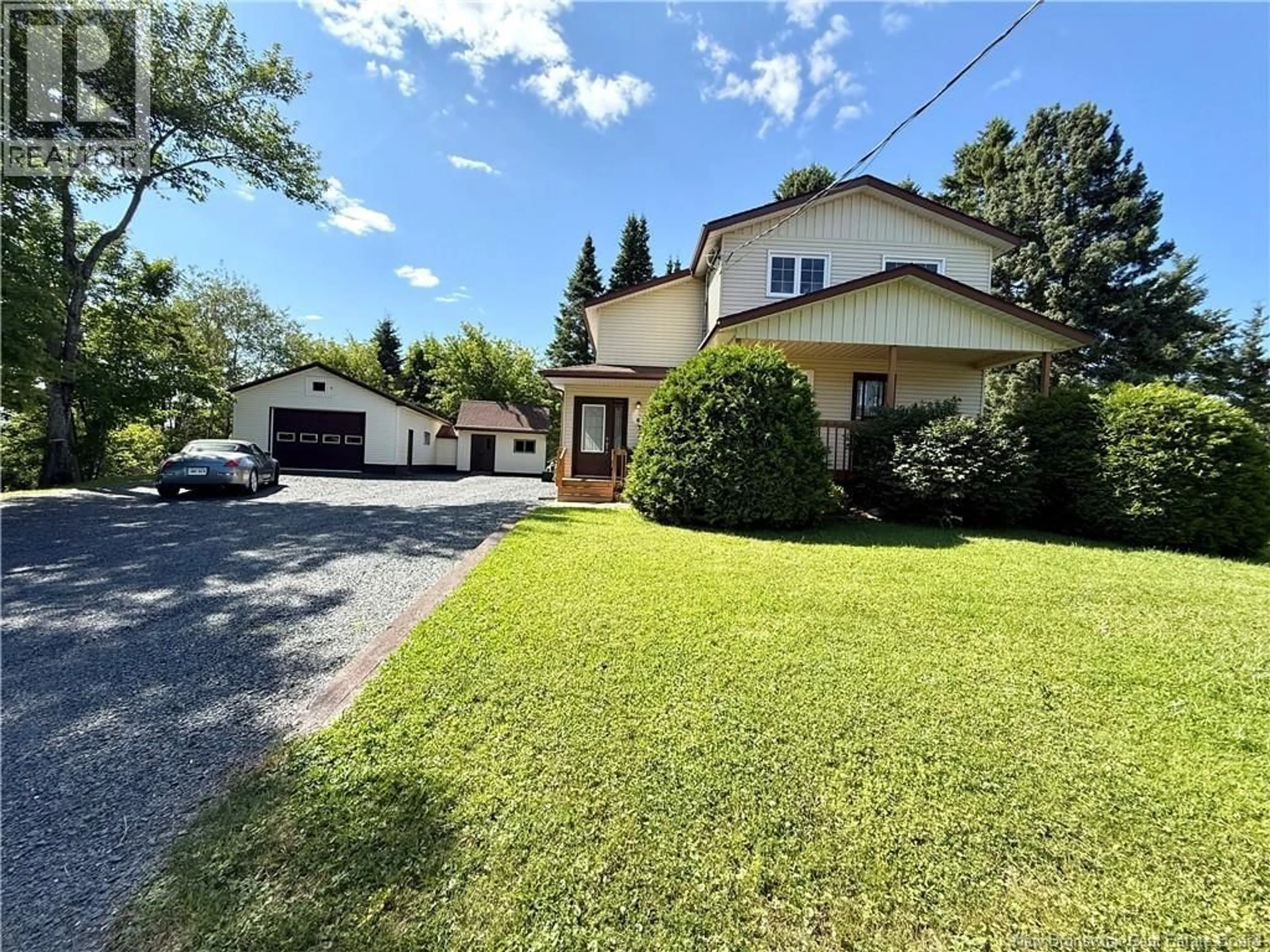 A pic from outside/outdoor area/front of a property/back of a property/a pic from drone, street for 8 BOUCHARD STREET, Saint-Basile New Brunswick E7C1A6
