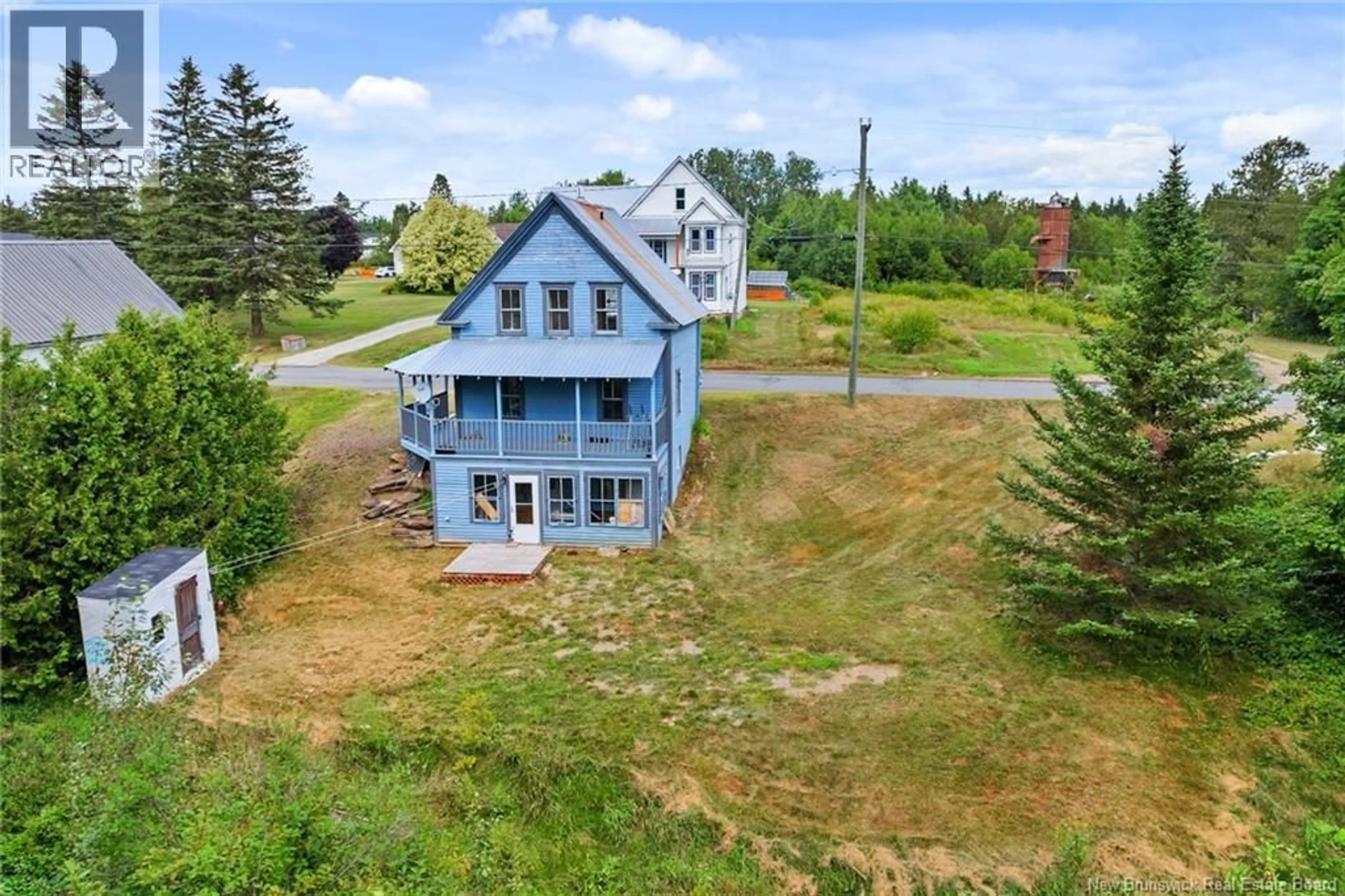 A pic from outside/outdoor area/front of a property/back of a property/a pic from drone, unknown for 18 HOWLAND RIDGE ROAD, Millville New Brunswick E6E1Y2