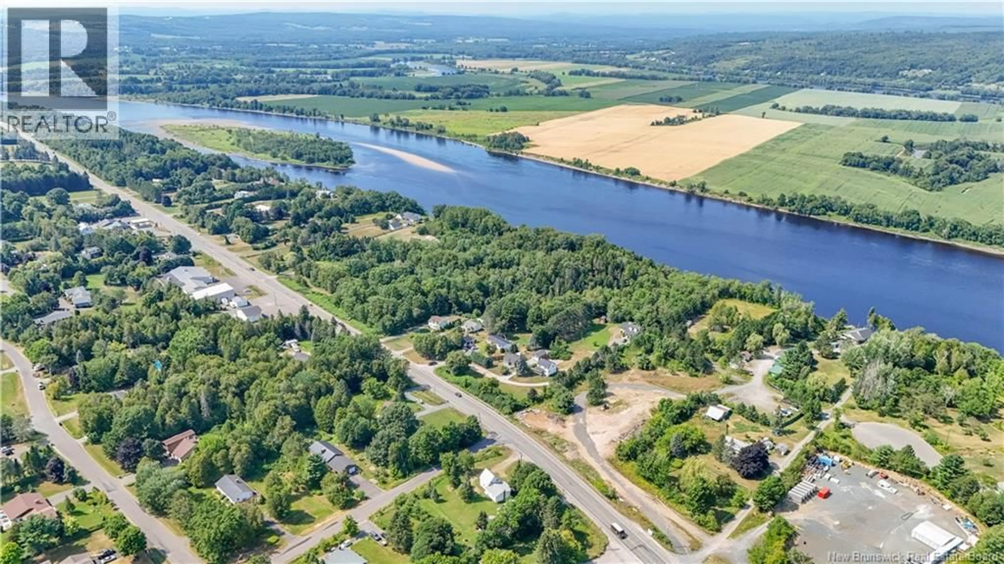 A pic from outside/outdoor area/front of a property/back of a property/a pic from drone, water/lake/river/ocean view for 3638 ROUTE 102 HWY, Island View New Brunswick E3E1E4