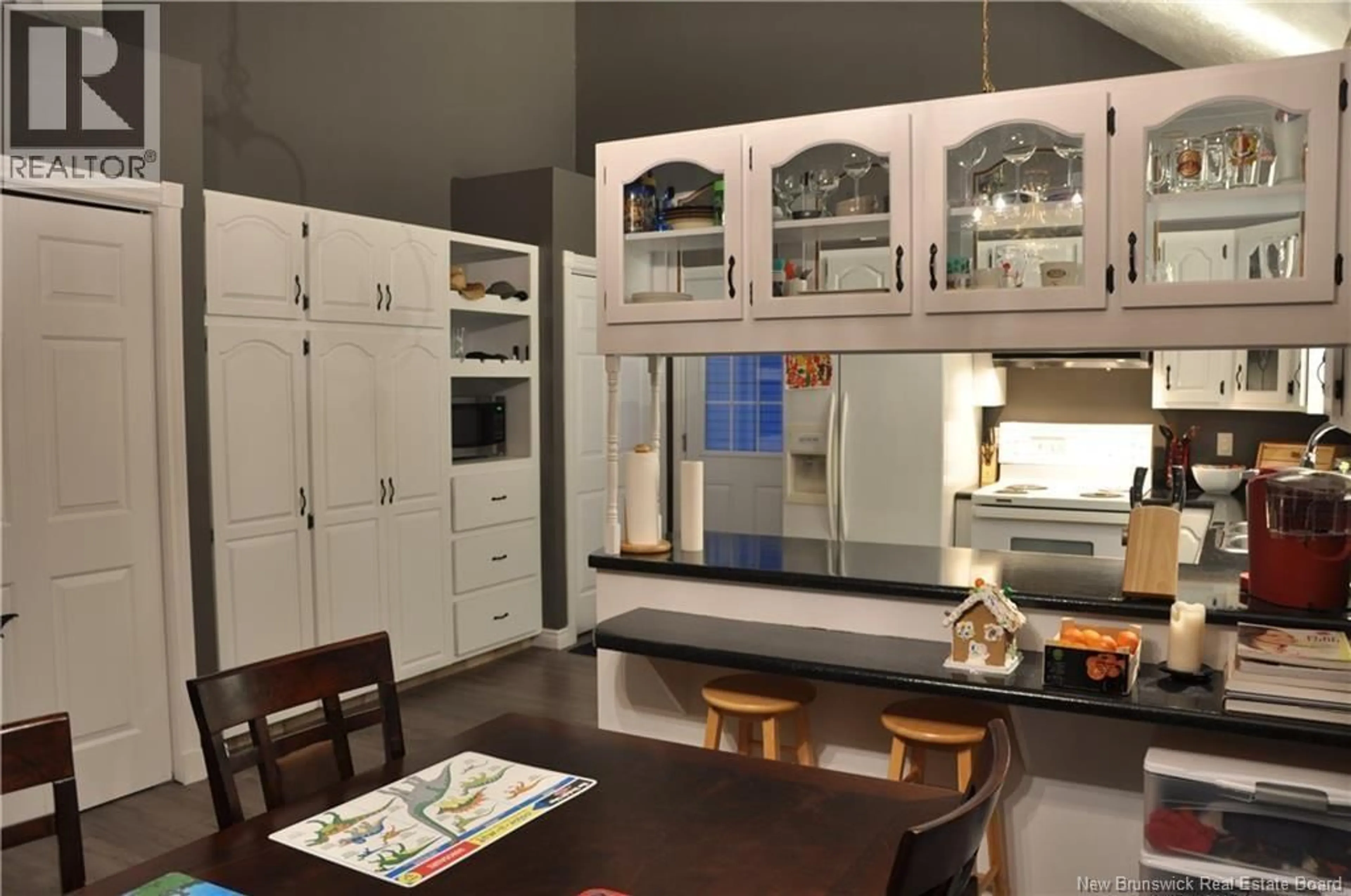 Open concept kitchen, ceramic/tile floor for 35 FULTON CRESCENT, Moncton New Brunswick E1C9J1