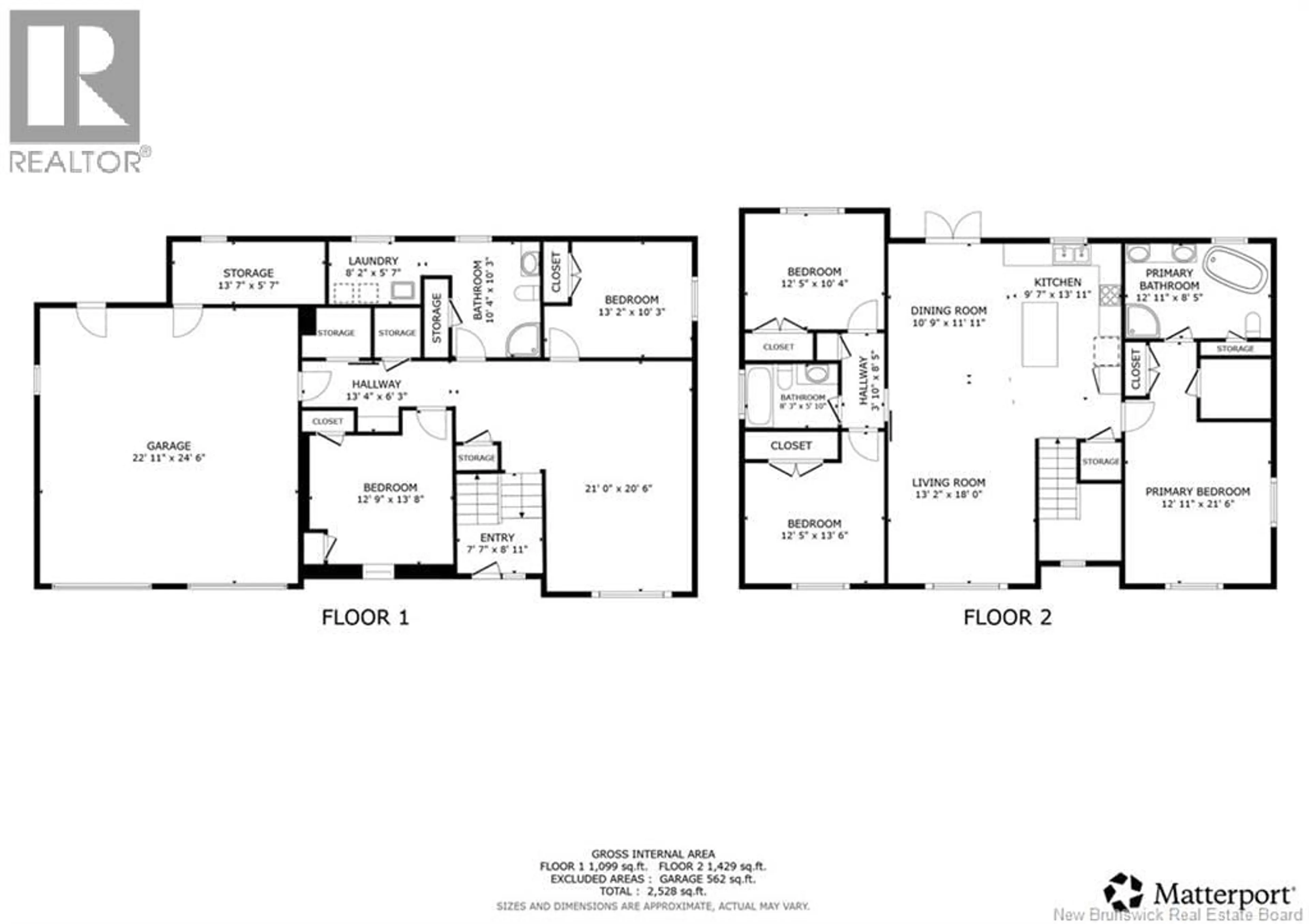 Floor plan for 8 CARTER CRESCENT, Oromocto New Brunswick E2V0C3